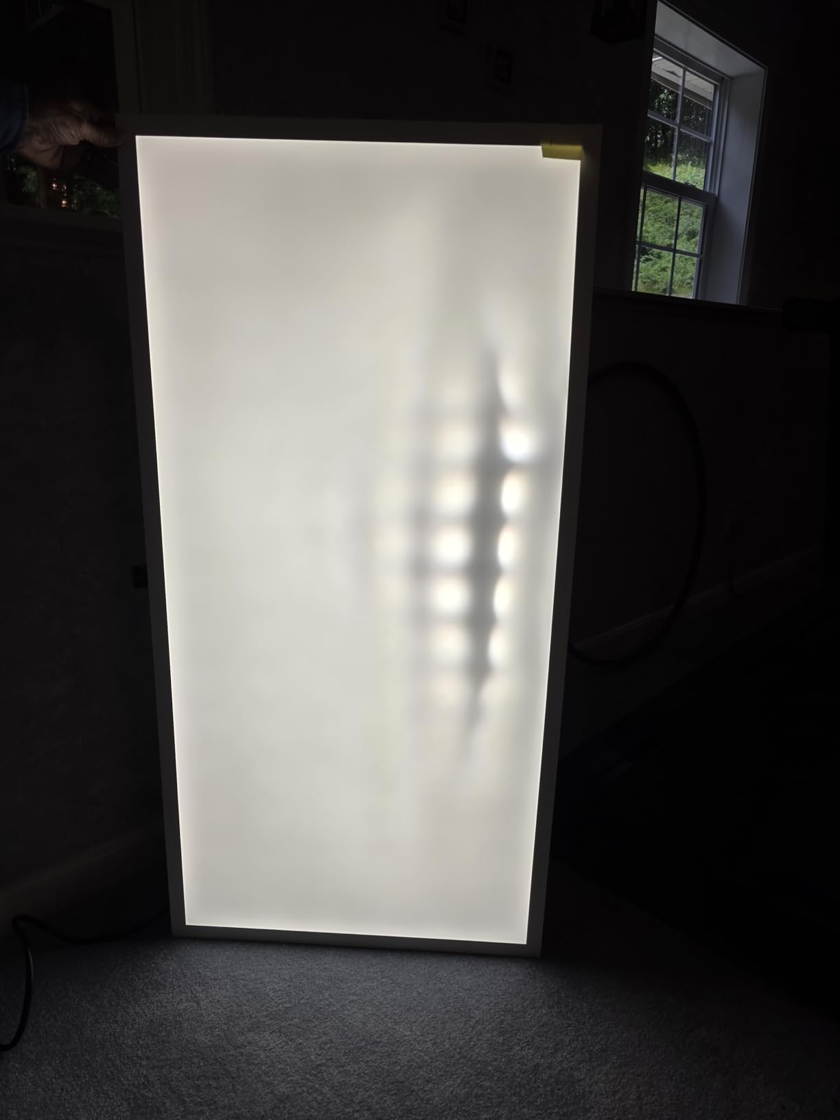 Sunco 2 Pack 2x4 LED Flat Panel Lights, 3CCT Selectable, 40-60W, Dimmable | 7700LM, Selectable Wattage 40W/50W/60W, 3CCT Options 4000K/5000K/6000K, 0-10V, Drop Ceiling Office Lighting Fixture customer photo 1