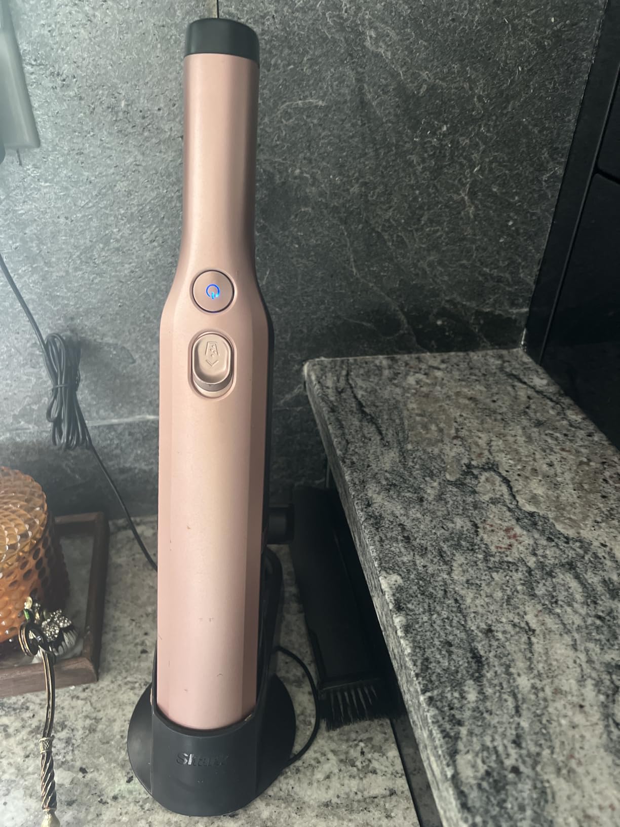 Shark WANDVAC Cordless Hand Vac, Lightweight, Versatile and Portable at 1.4 lbs., Powerful Suction for Pet Hair, Charging Dock, One-Touch Empty for Car & Home, Duster Crevice Tool, Black, WV201BK customer photo 2