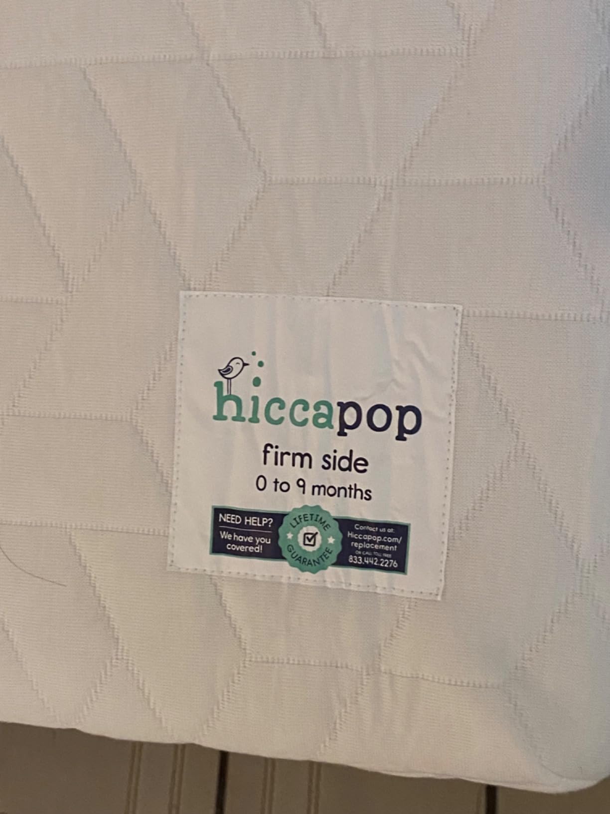 Hiccapop Dual Sided Baby Crib Mattress & Toddler Bed Mattress, Made in USA customer photo 2