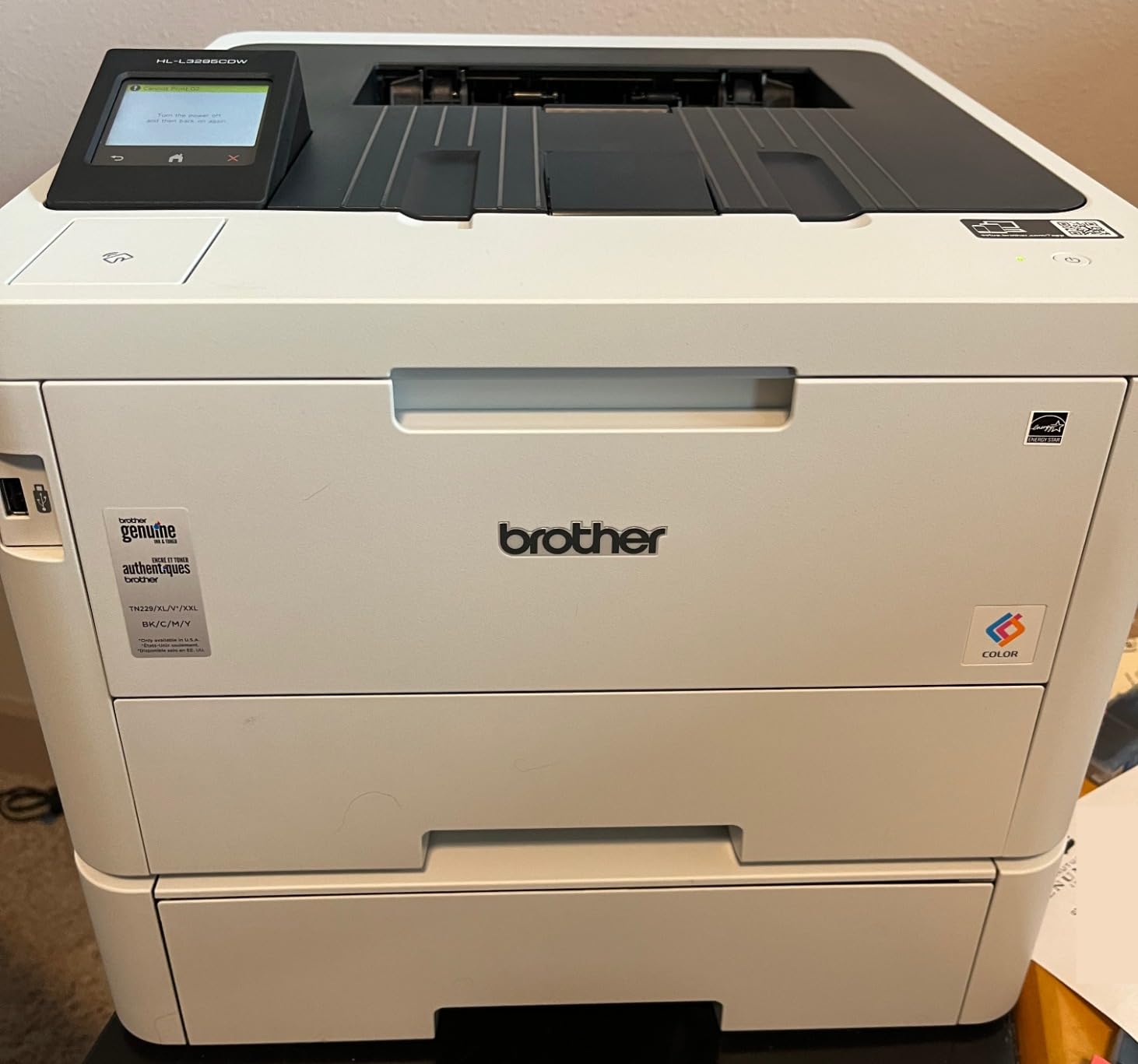Brother HL-L3295CDW Wireless Compact Digital Color Printer with Laser Quality Output, Duplex, NFC, Mobile & Ethernet | Includes 2 Month Refresh Subscription Trial customer photo 1