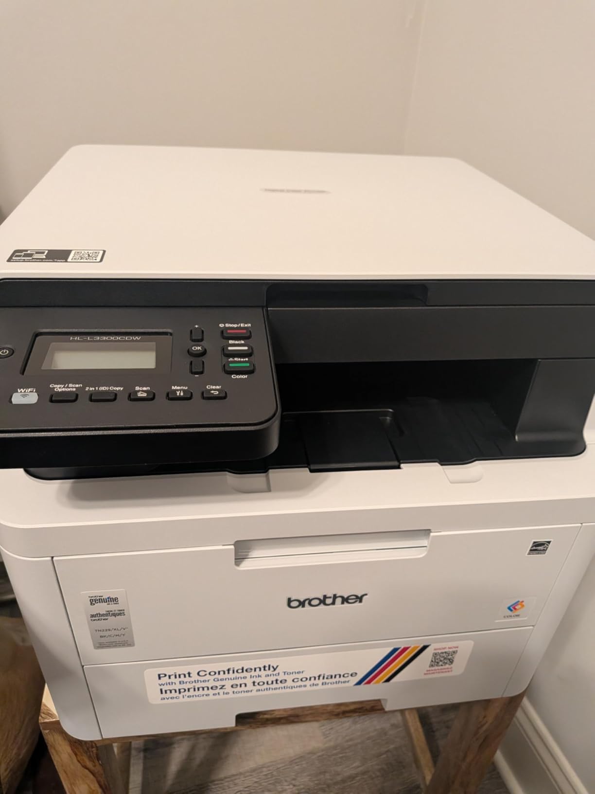Brother HL-L3300CDW Wireless Digital Color Multi-Function Printer with Laser Quality Output, Copy & Scan, Duplex, Mobile | Includes 2 Month Refresh Subscription Trial customer photo 1
