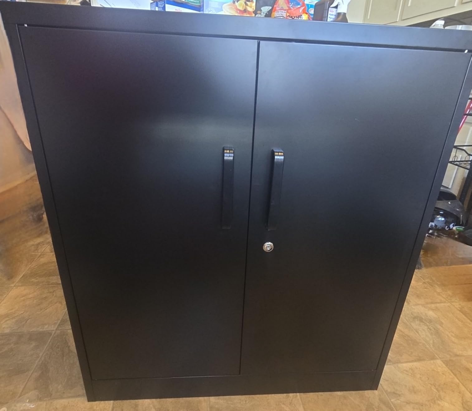 Metal Garage Storage Cabinet with Locking Doors and Adjustable Shelves - 73