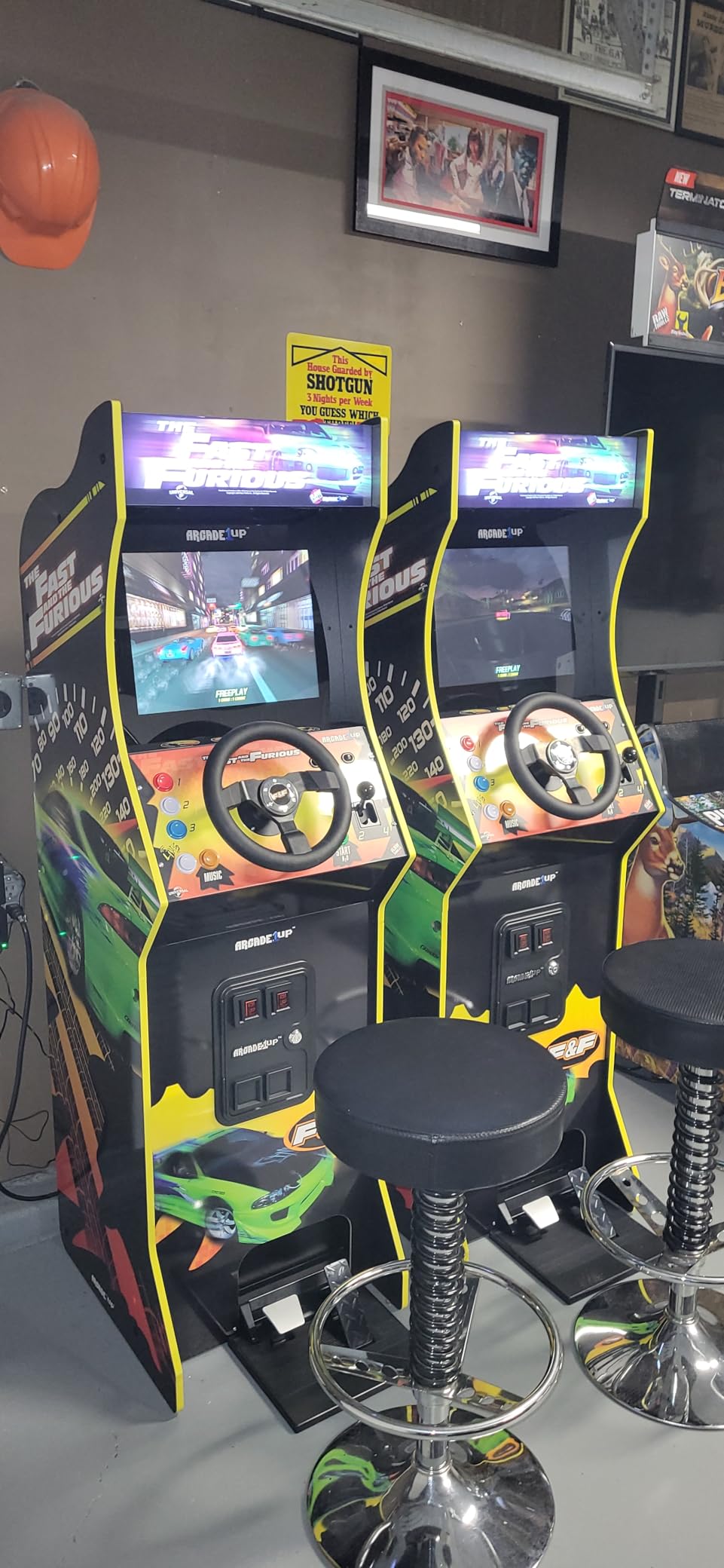 Arcade1Up The Fast and the Furious Deluxe Arcade Machine, Steering Wheel customer photo 2