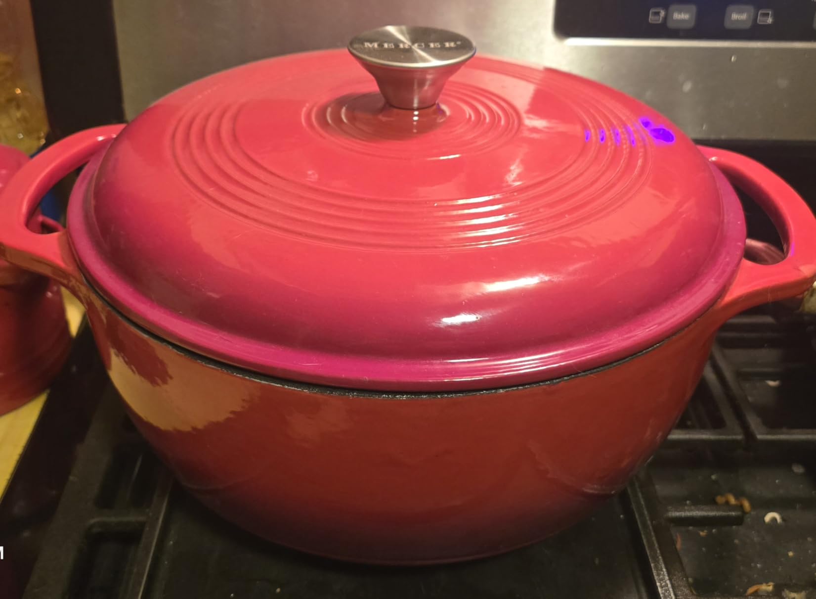 Mercer Culinary Enameled Cast Iron Round Dutch Oven, 6 qt., Turquoise customer photo 1