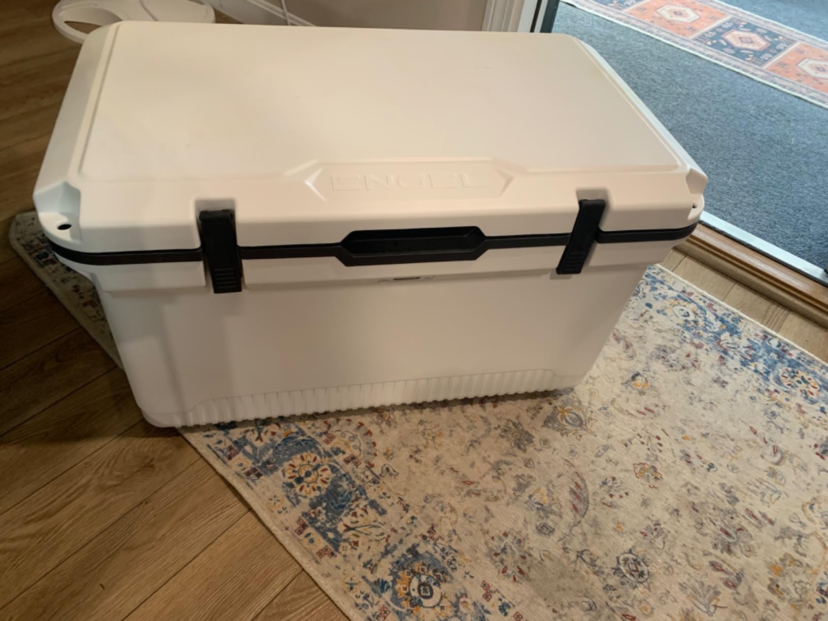ENGEL 60 QT Ultra-Light Injection Molded Cooler - Ice Chest Keeps Ice up to 7 Days - Includes Wire Basket, Divider and Built-in Bottle Opener customer photo 1
