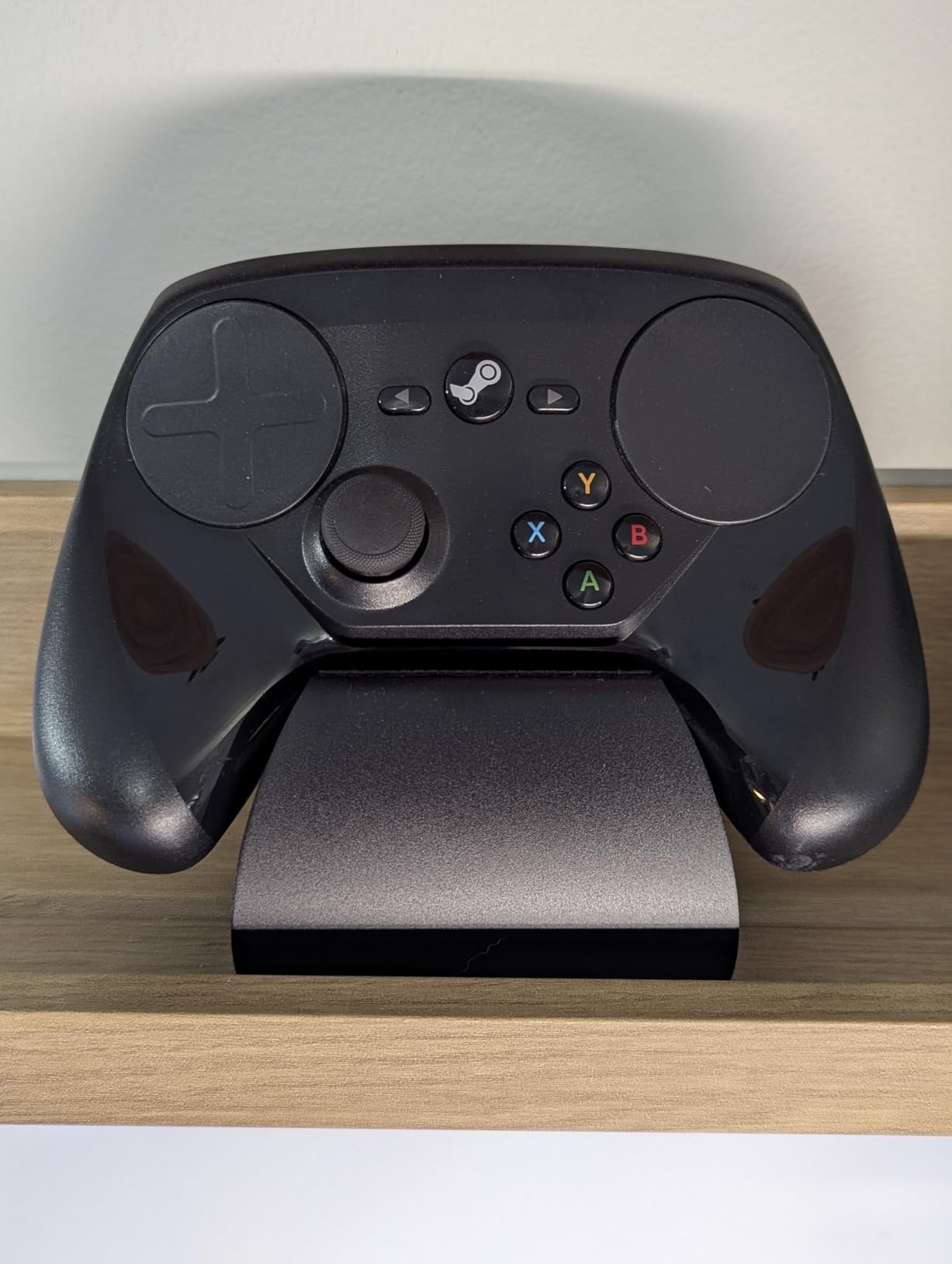PlayVital Stand-AL Game Controller Stand for ps5, for ps4, Universal Desktop Display Gamepad Stand for Xbox Series X/S, Xbox One, Aluminium Metal Controller Stand Holder for Switch 2 Pro - Black customer photo 1