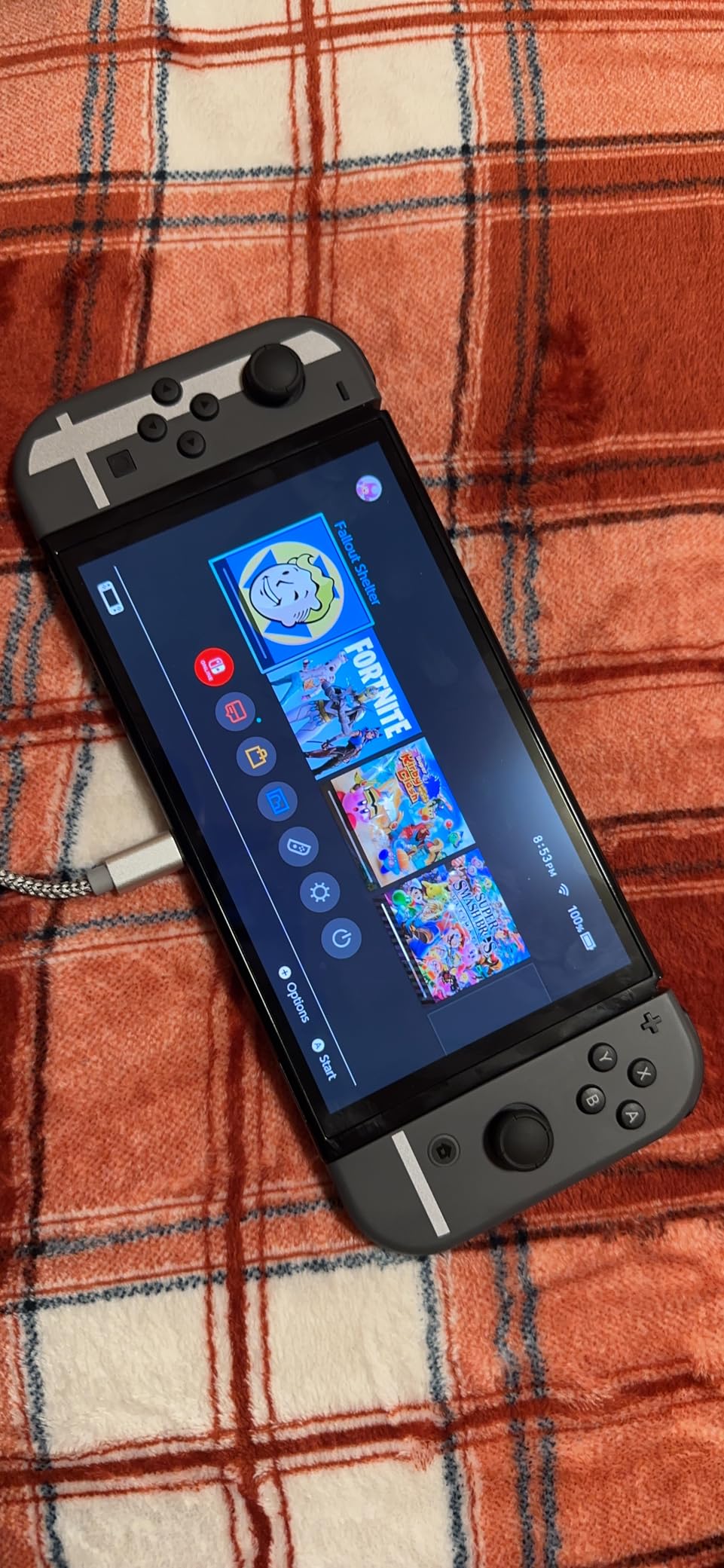 Nintendo Switch OLED Model: Super Smash Bros. Ultimate Bundle (Full Game Download + 3 Mo. Nintendo Switch Online Membership Included) customer photo 1