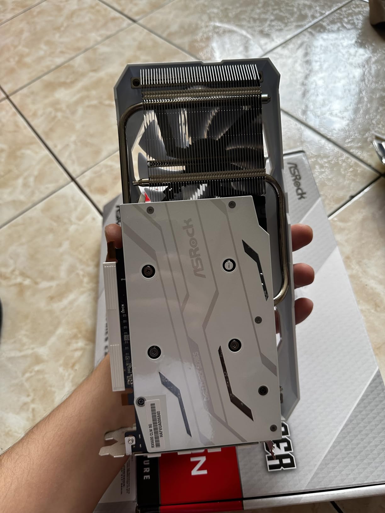 ASRock AMD Radeon RX 6600 Challenger White 8GB GDDR6 Graphics Card customer photo 1