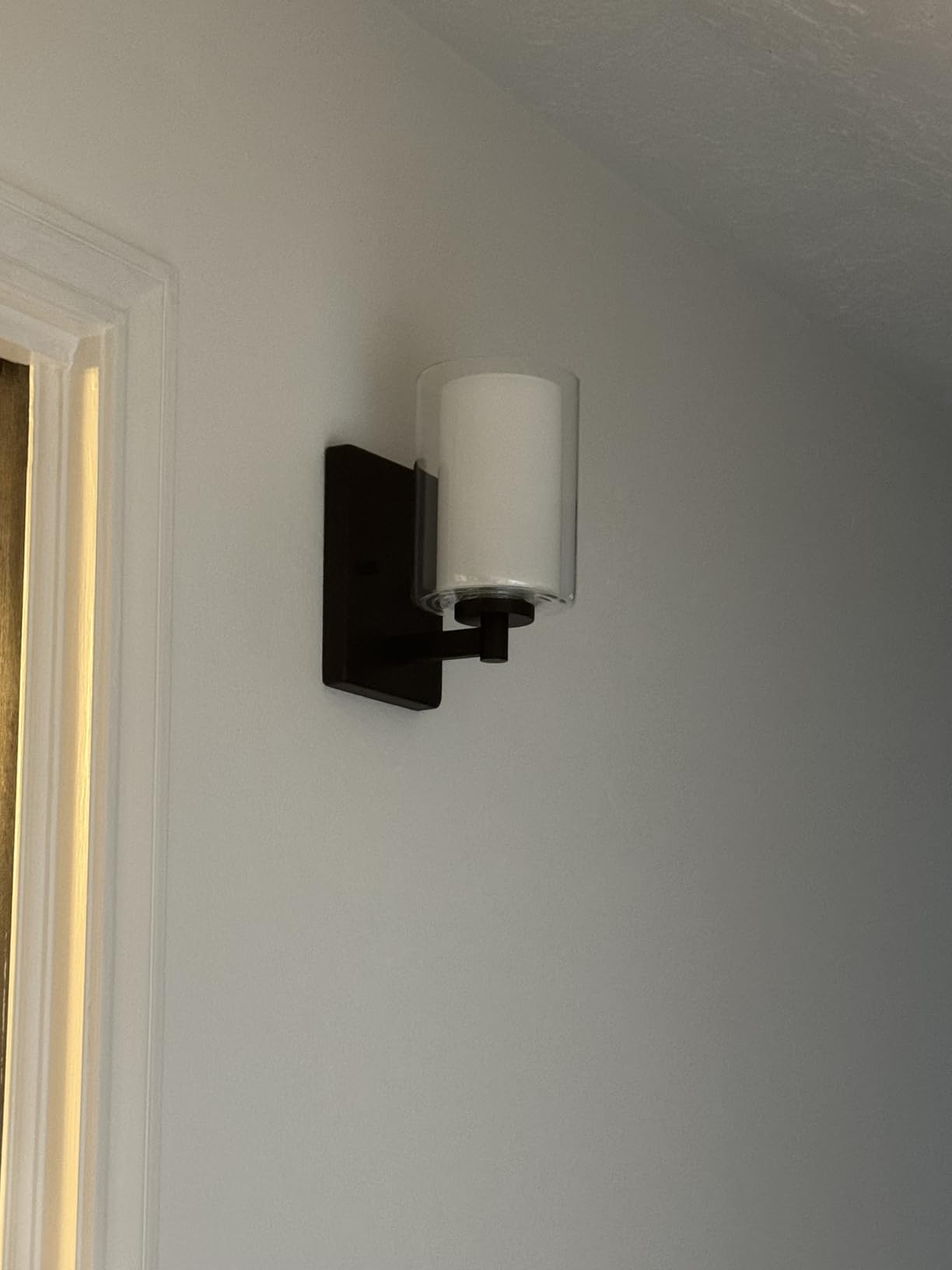 Kalium Wall Sconces Set of Two, Modern Matte Black Vanity Wall Lights customer photo 2