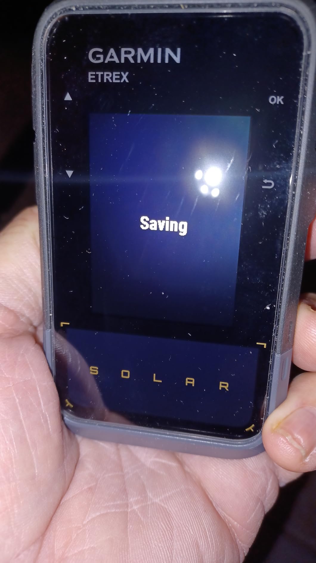 Garmin eTrex Solar, Rugged & Easy-to-Use GPS Handheld | Solar Charging, Multi-Band GPS, Water Resistant (IPX7) customer photo 1