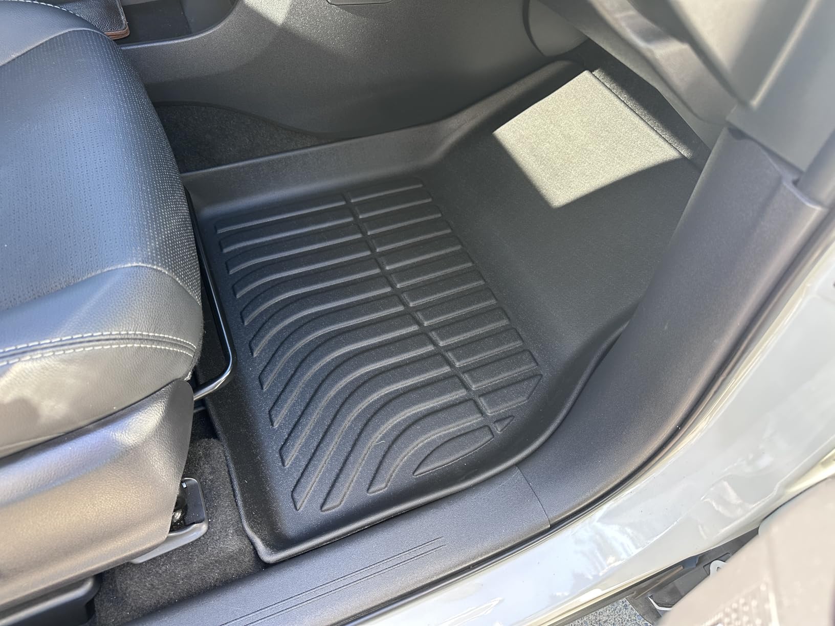 All Weather Car Floor Mats & Cargo Liner for Corolla Sedan 2020-2024 2025 2026(Include Hybrid) Custom Fit Full Set Accessories - Black customer photo 1