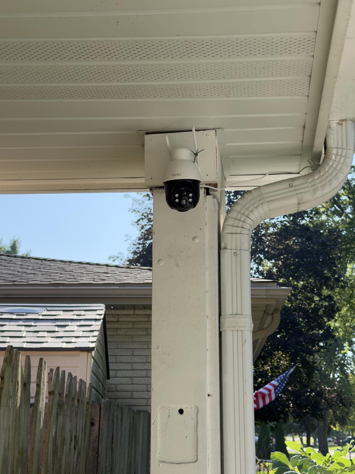 aosu 3K 5MP Solar Security Camera Wireless Outdoor PTZ 360° Smart Tracking | Auto Human & Vehicle Tracking No Blind Spots, Easy Setup, Color Night Vision, Ideal For Home, Yard & Farm Security Monitoring customer photo 1