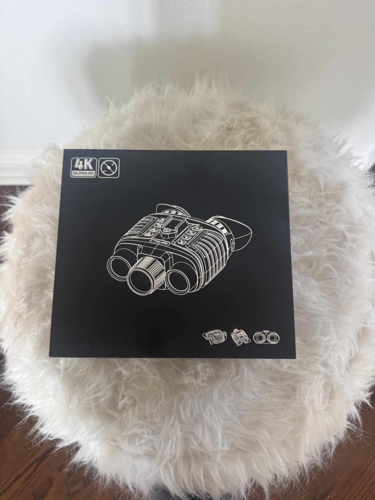 GOYOJO 4K Head-Mounted Night Vision Goggles & Binoculars - Infrared NVG with 4 Color Vision, Manual Focus & 8X Digital Zoom for Hunting, Camping, and Outdoor Surveillance customer photo 2