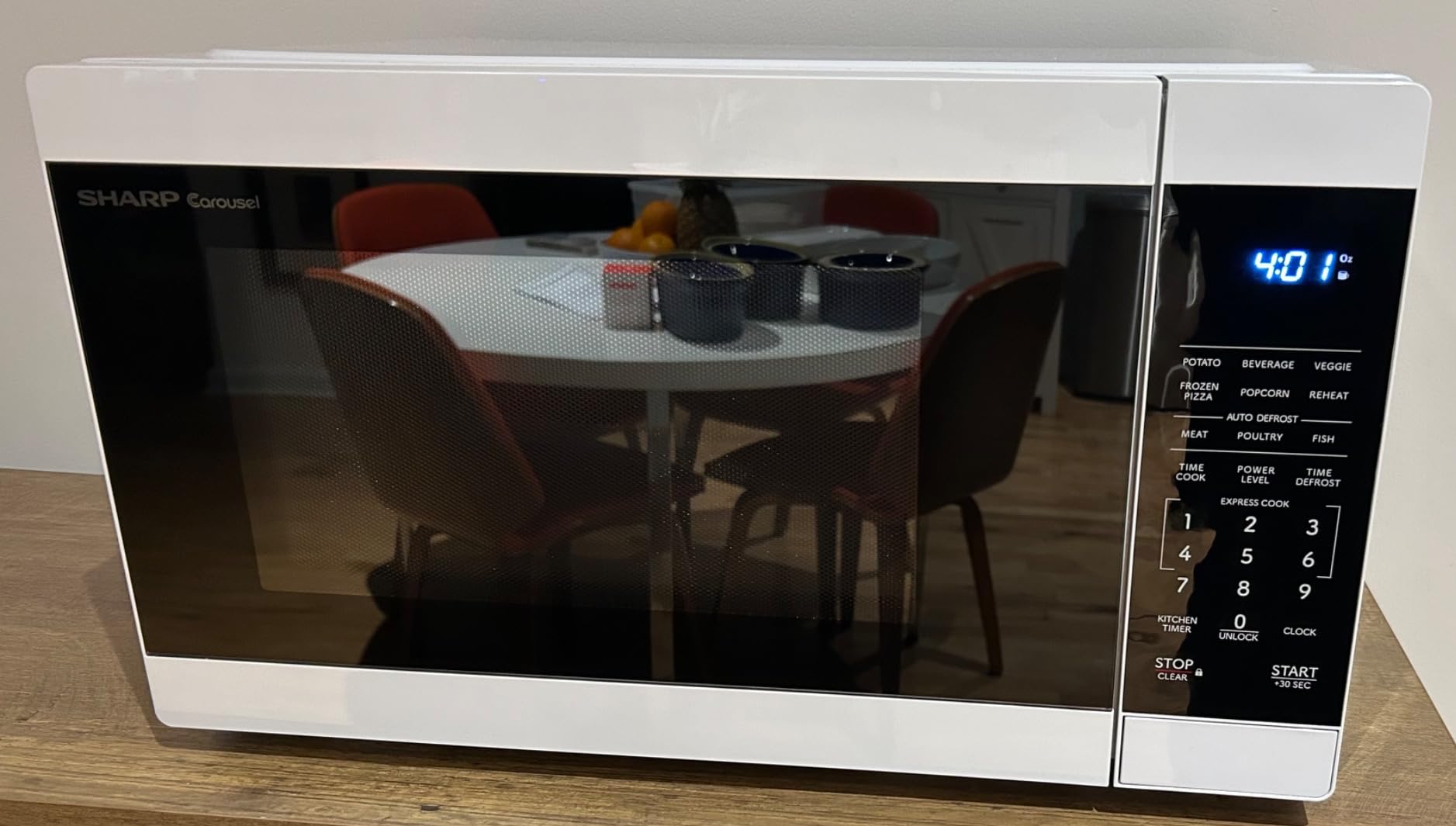 Sharp SMC1162KS 1.1 cu. ft. 1000W Stainless Steel Countertop Microwave Oven customer photo 1