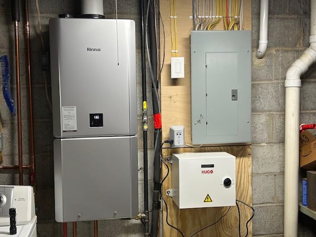 NEW Rinnai RXP199iN Smart Sense Condensing Tankless Water Heater, 199,000 BTU, Up to 11.1 GPM, Natural Gas or Propane, Indoor/Outdoor Installation, Built-In Recirculation Pump customer photo 2