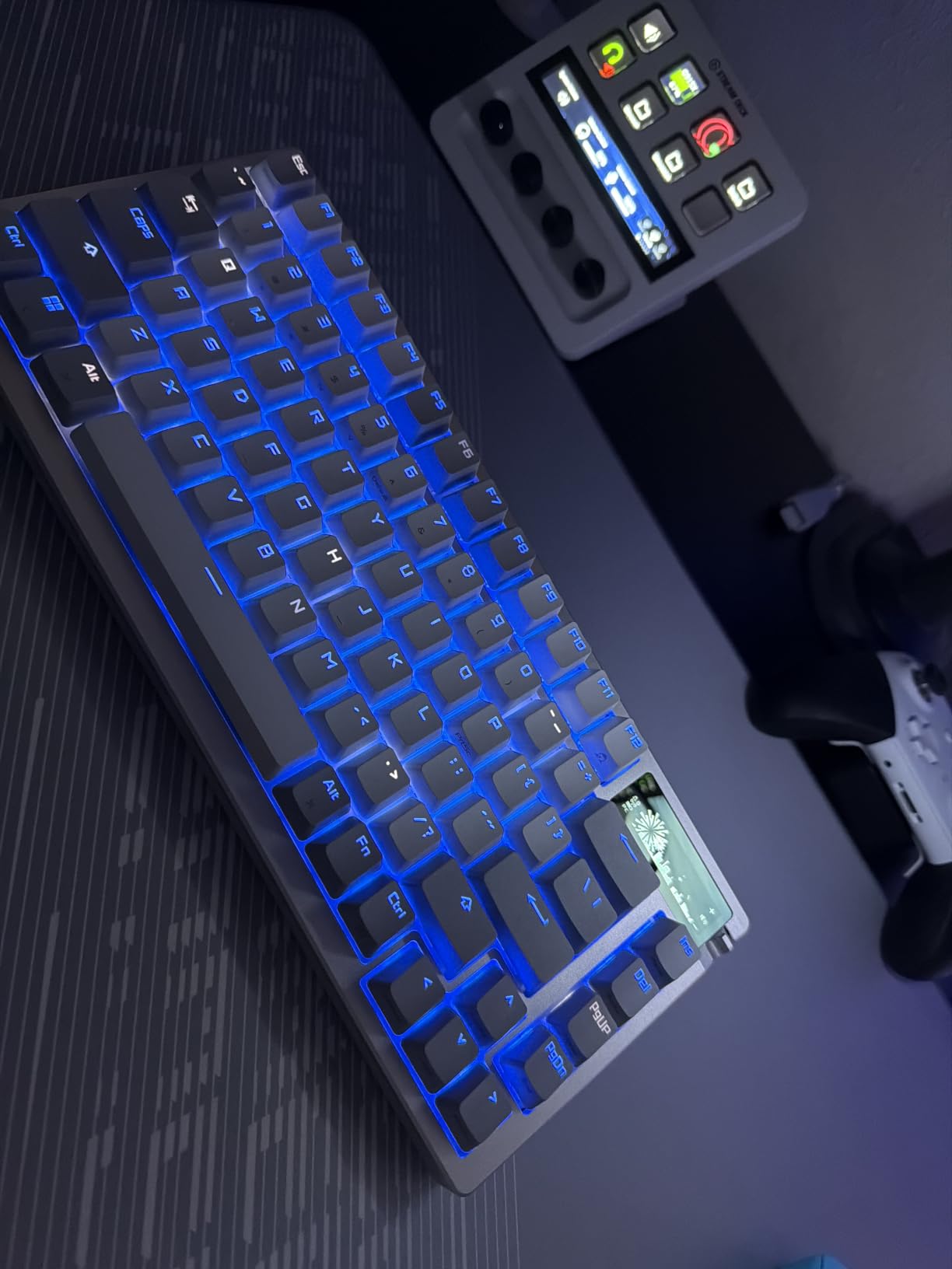 ROG Azoth Wireless Mechanical Gaming Keyboard - 75% TKL, Tri-Mode Connectivity, Hot Swappable Pre-lubed ROG NX Snow Linear Switches, PBT Keycaps, RGB, OLED Display, PC/Mac Support - Black customer photo 1