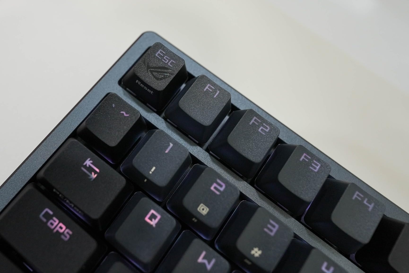 ROG Azoth Wireless Mechanical Gaming Keyboard - 75% TKL, Tri-Mode Connectivity, Hot Swappable Pre-lubed ROG NX Snow Linear Switches, PBT Keycaps, RGB, OLED Display, PC/Mac Support - Black customer photo 2