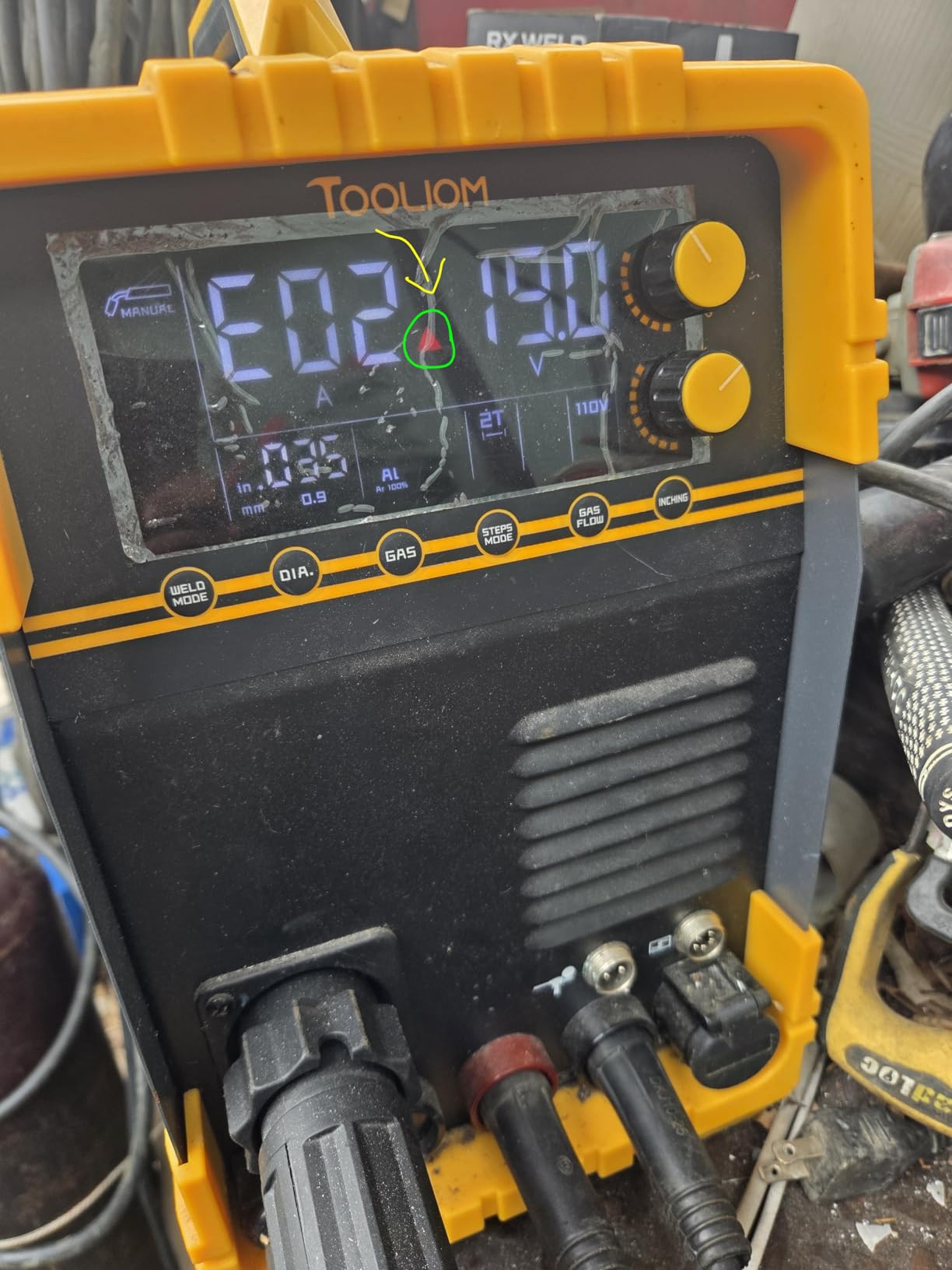 TOOLIOM MIG/TIG/CUT/Stick/Flux MIG/Spool Gun Welder 6 in 1 Multiprocess Welding Machine 110/220V Dual Voltage Aluminum Welding Machine Spool Gun Compatible customer photo 1
