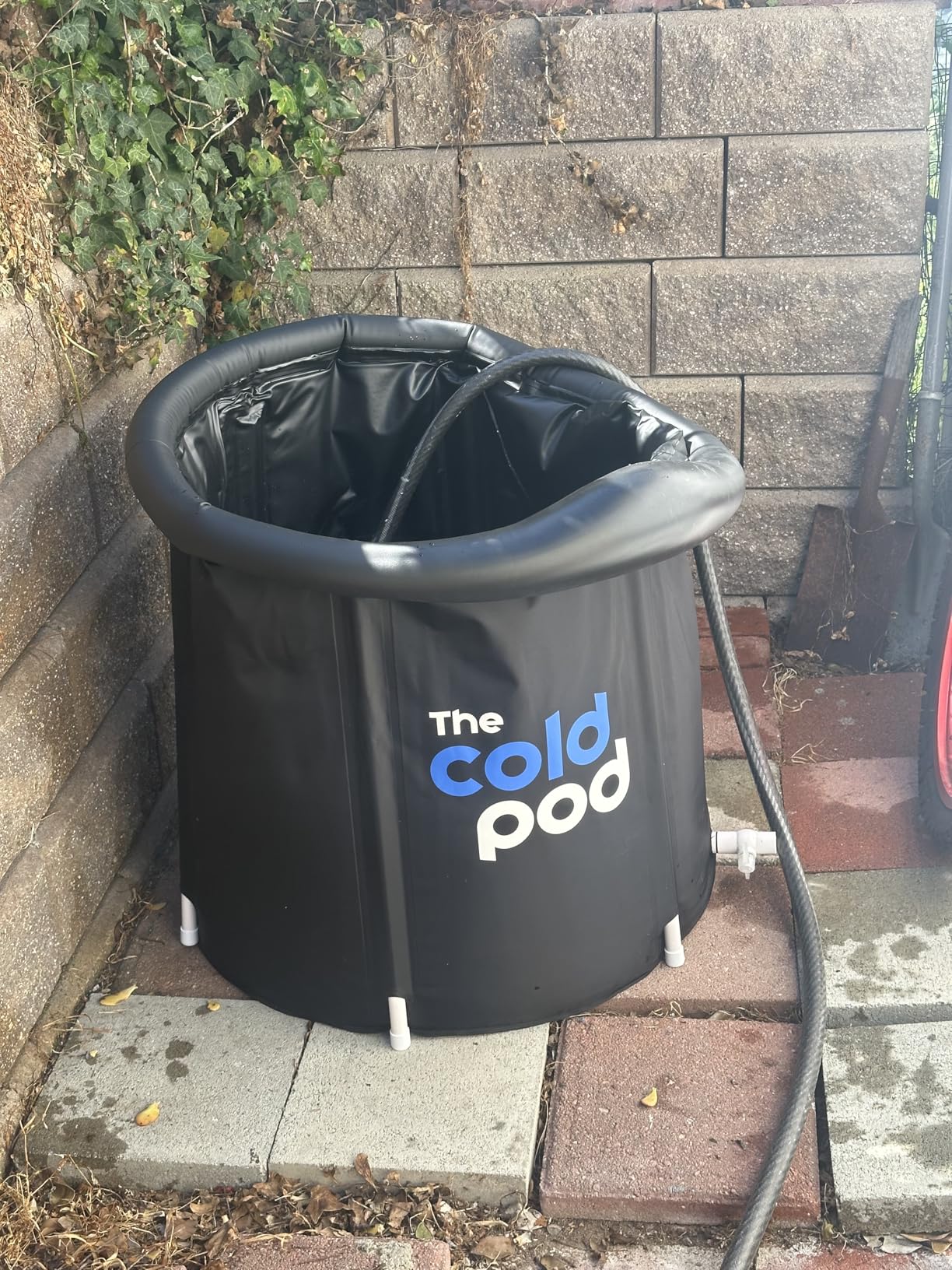 The Cold Pod Ice Bath Tub for Athletes with Cover: 88 Gallons Cold Plunge Tub for Recovery, Multiple Layered Portable Ice Bath Plunge Pool customer photo 2
