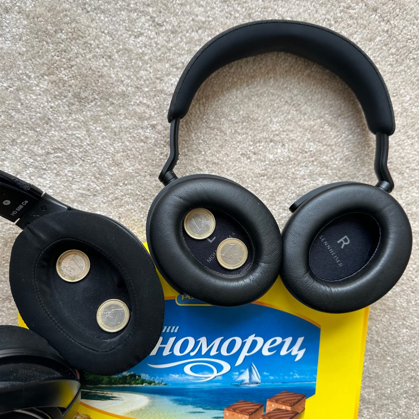 Sennheiser MOMENTUM 4 Wireless Headphones, ANC, 60 Hr Battery, Graphite | Sennheiser Signature Sound, Adaptive Noise Cancellation Plus Transparency Mode, Up to 60-Hour Battery with Fast Charge customer photo 2