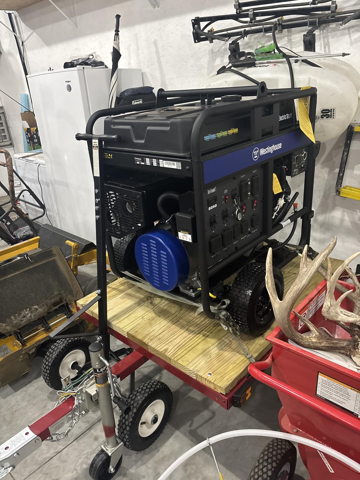 Westinghouse 28000 Peak Watt Tri-Fuel Home Backup Portable Generator, Remote Electric Start, Transfer Switch Ready, Gas, Propane, and Natural Gas Powered customer photo 1