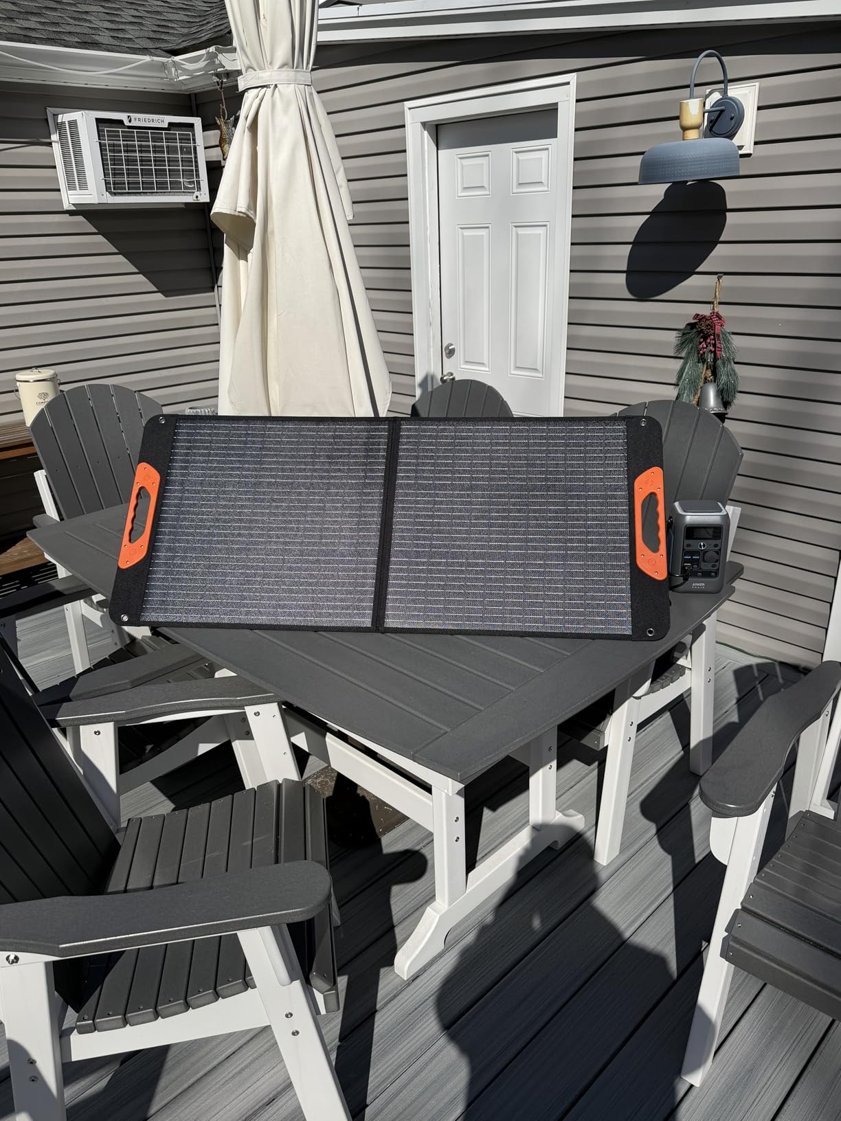 ZOUPW 100W Portable Solar Panel with 5-in-1 Cable,23.5% Efficiency Mono Foldable Solar Charger for Jackery 300/Ecoflow River/Anker/Bluetti,IP67 Waterproof for Camping RV Off-Grid Emergency Power customer photo 2