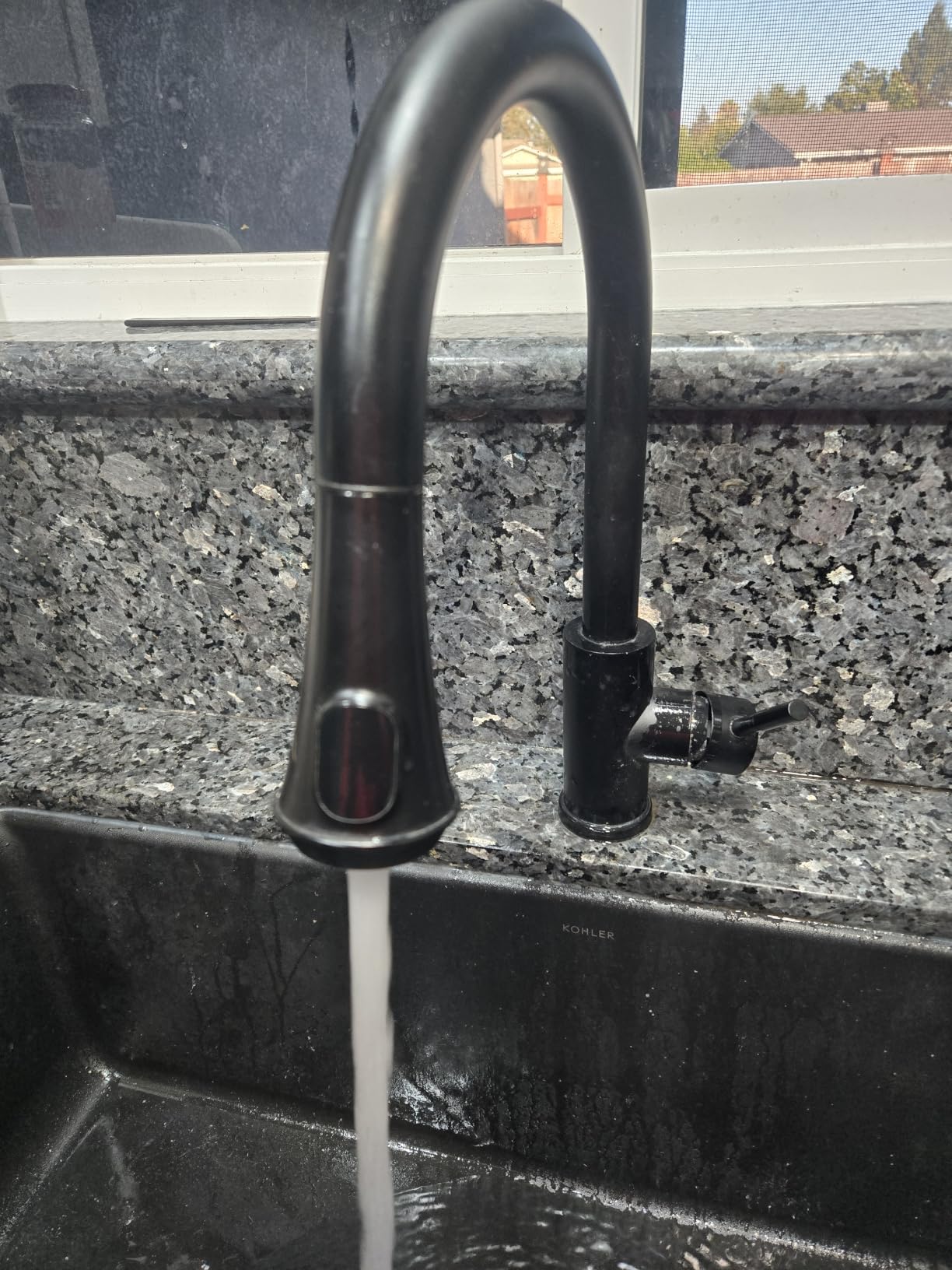 FORIOUS Touchless Kitchen Faucet with Pull Down Sprayer, Black | Hands-Free Smart Motion Sensor Kitchen Sink Faucet, High Arc Single Handle, Suitable for Farmhouse Laundry Camper Rv Bar customer photo 1
