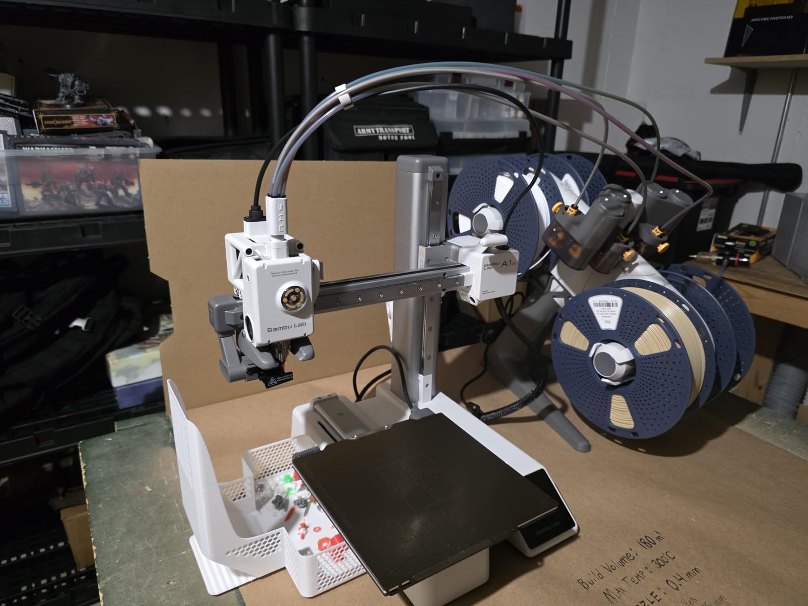 Bambu Lab A1 Mini Combo, A1 Mini 3D Printer and AMS lite, Support Multi-Color 3D Printing, High Speed & Precision, Full-Auto Calibration & Active Flow Rate Compensation, ≤48 dB Quiet FDM 3D Printers customer photo 1