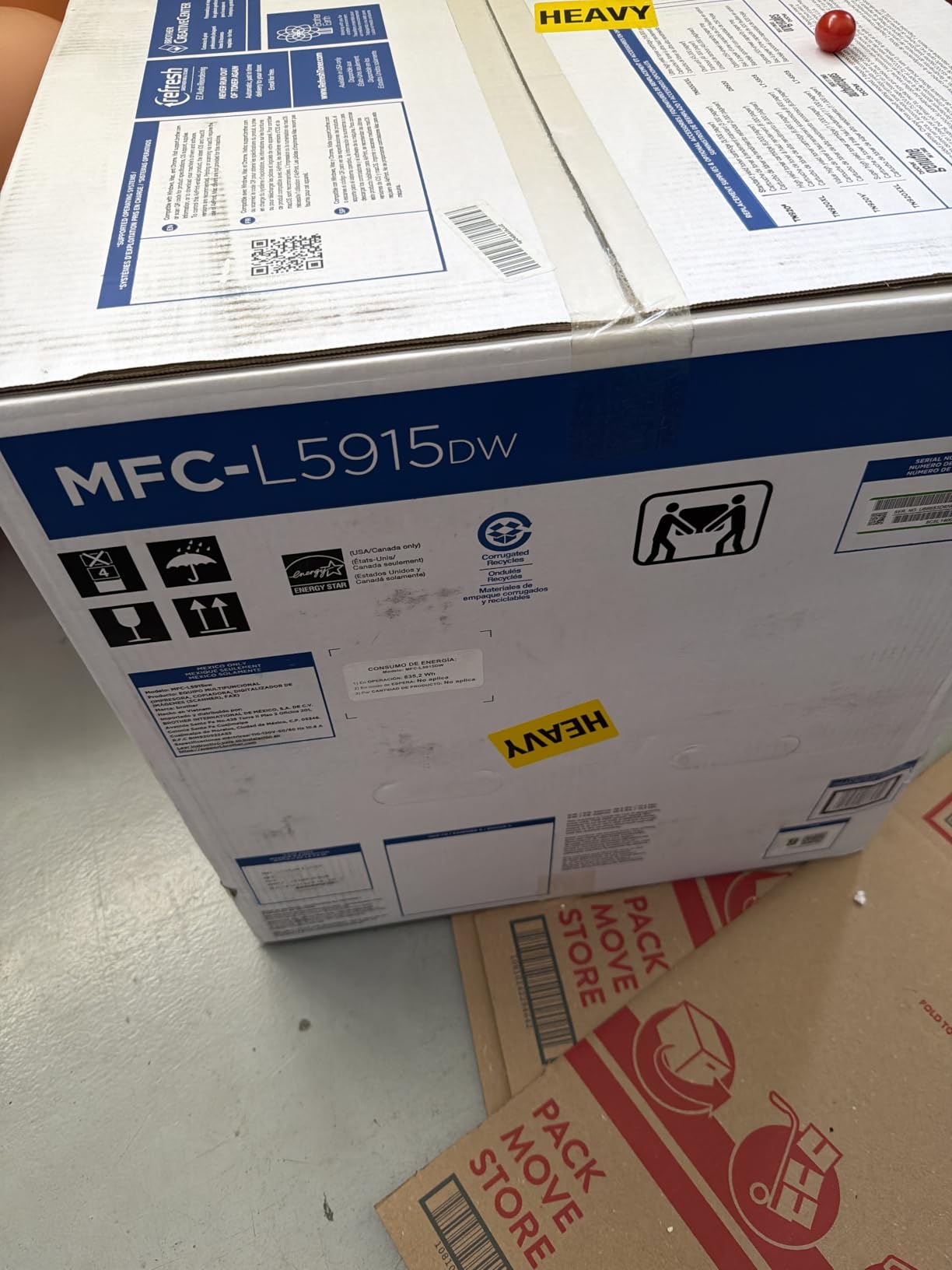 Brother Professional MFC-L5915DW Laser Printer All-in-One with Scanner and Copier, High-Speed 50 ppm Monochrome Printing, Wireless Network Ready, Dual-Band WiFi, Auto 2-Sided Print customer photo 1