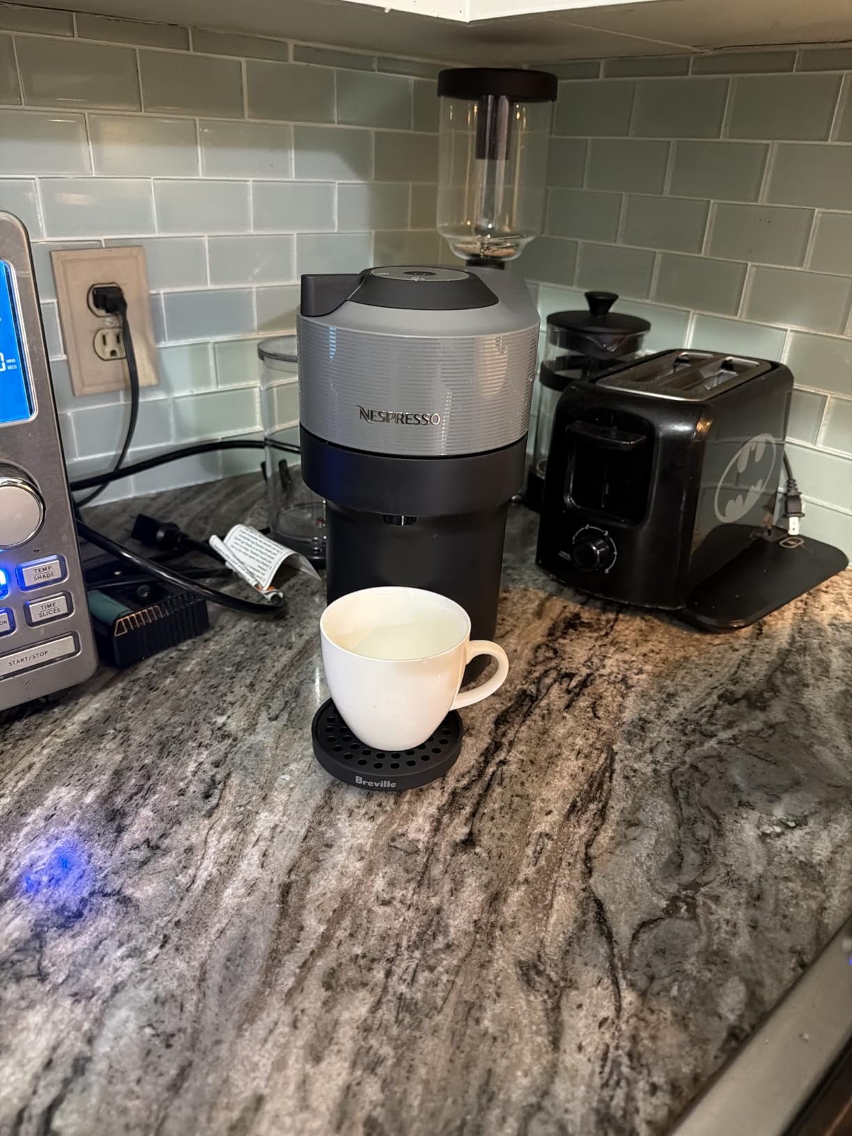 Nespresso Vertuo Pop+ Coffee and Espresso Maker by Breville, Coconut White customer photo 1