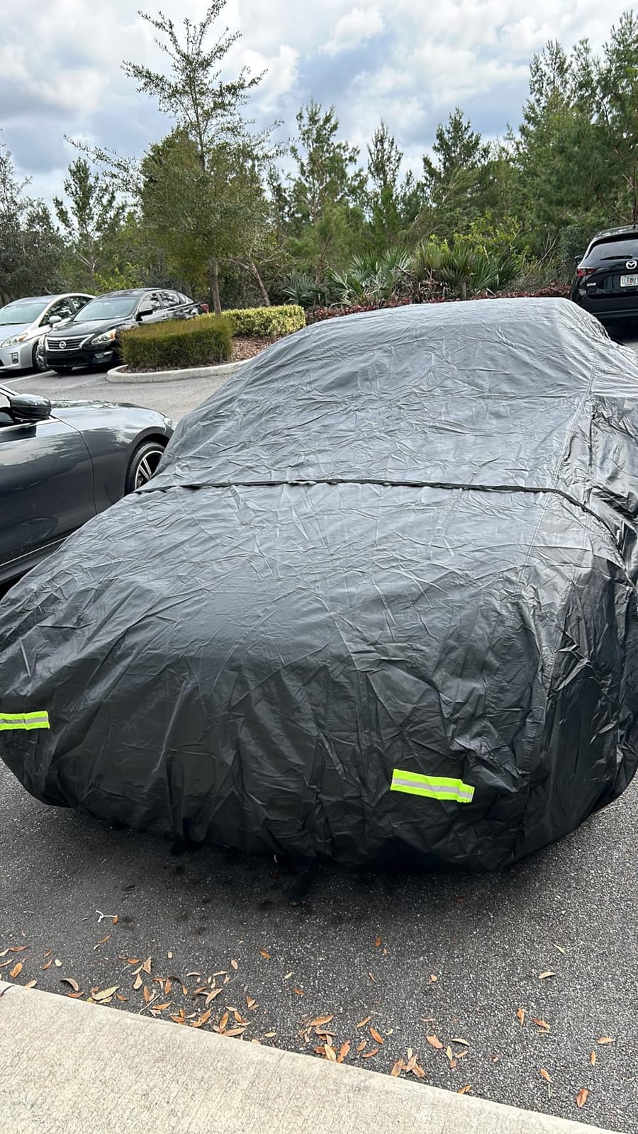 Car Cover Waterproof All Weather for Automobiles, Size A3 (187-198 inch) | Multi-Layer with Zipper Cotton, Fit Toyota Camry, Honda Accord, Ford Mustang customer photo 2