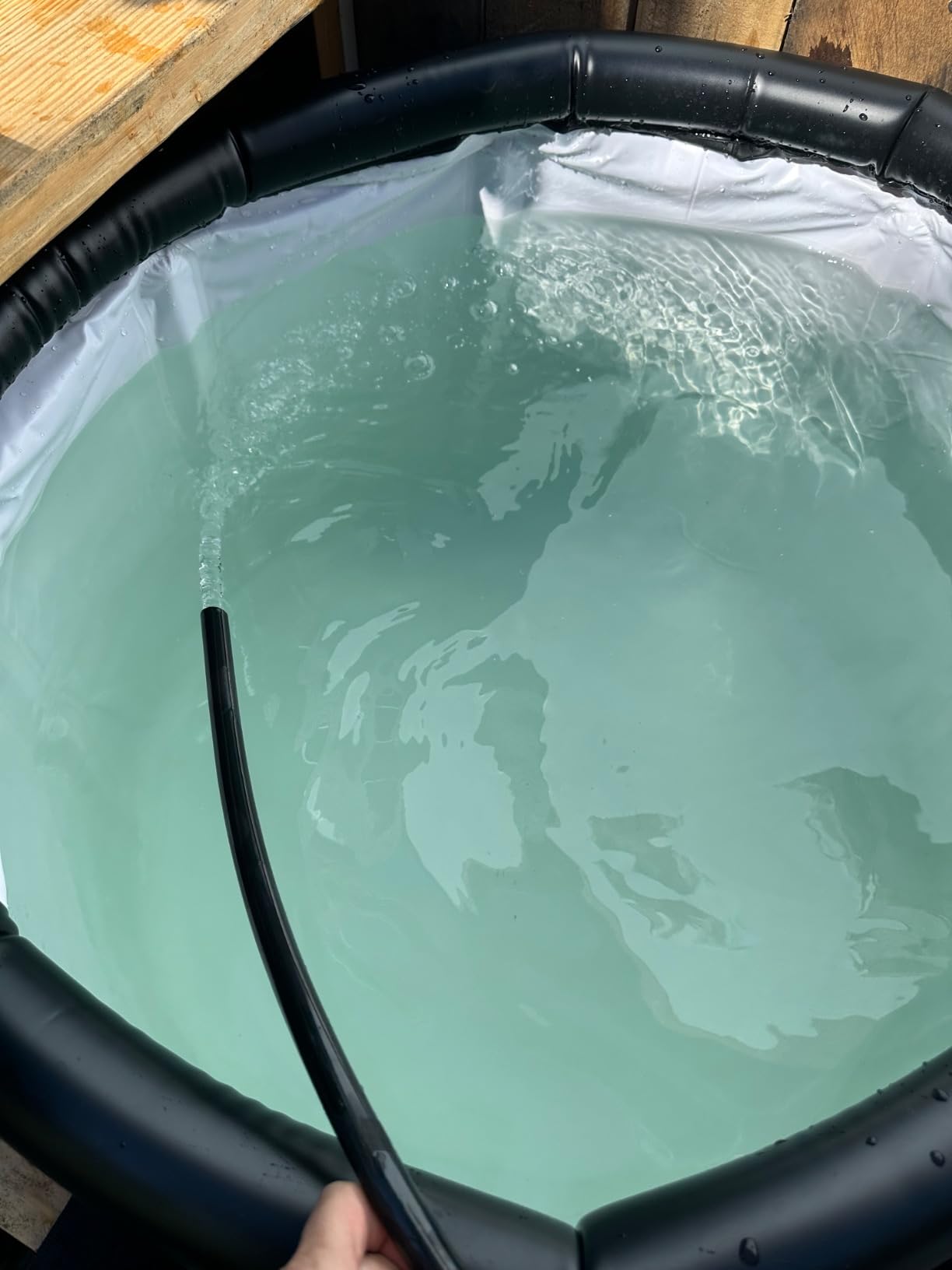Bubplay Ice Bath Cold Plunge Tub with Cover for Indoor Outdoor for Recovery, Cold Water Therapy, Athletes & Adults -105 Gallons, Black, XL customer photo 2
