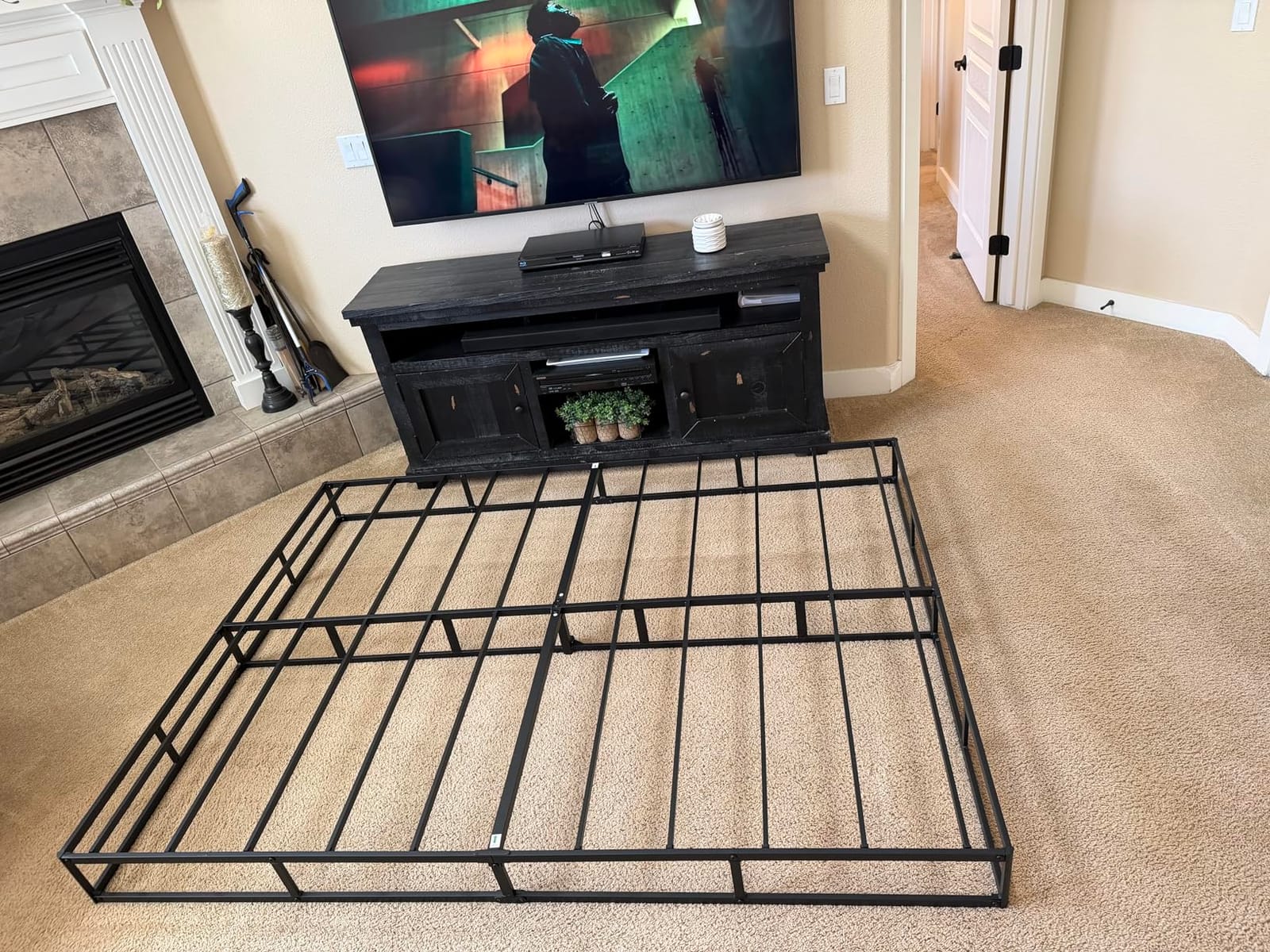 QEROMY 9 Inch High Profile Box Spring Queen Size | Sturdy Metal Frame Mattress Foundation, Easy Assembly, Quiet & Noise-Free customer photo 1