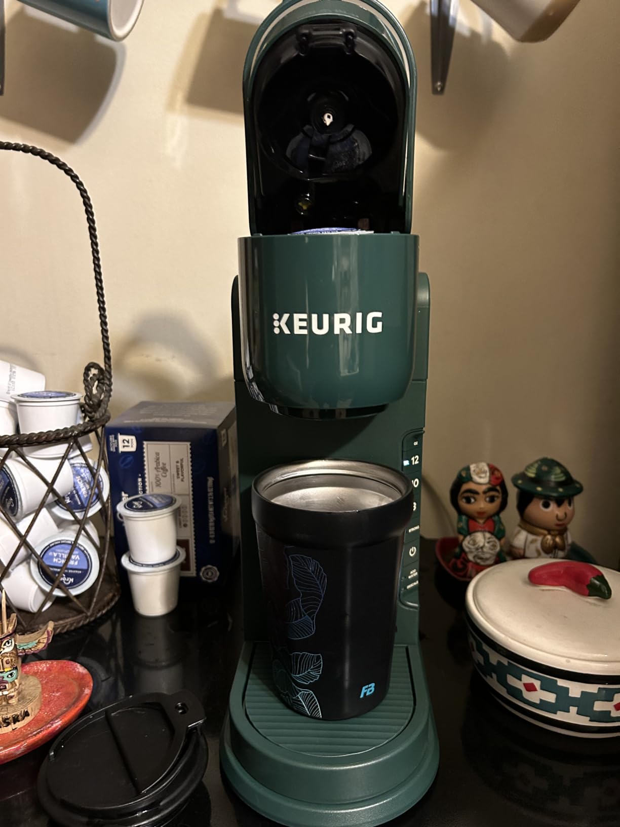 Keurig K-Express Single Serve K-Cup Pod Coffee Maker, 3 Brew Sizes, Strong Button Feature, 42oz Removable Reservoir, Warm Stone customer photo 2