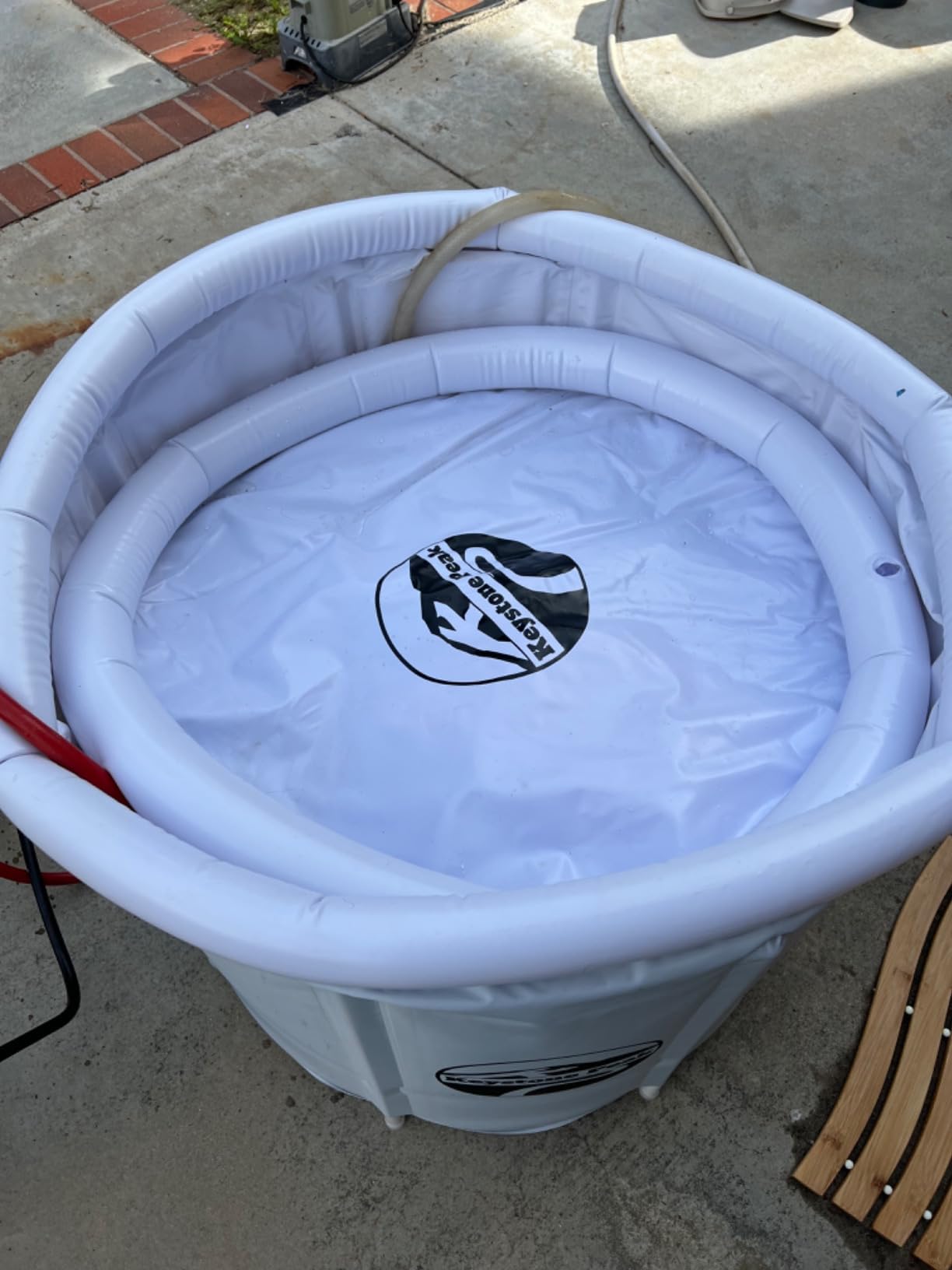 Ice Bath, Portable Inflatable Cold Plunge Tub for Water Therapy customer photo 2