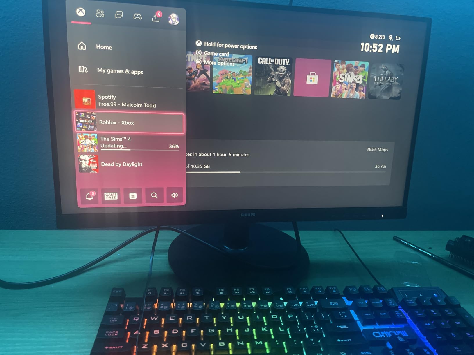 Philips 22 Inch Computer Monitor FHD 100Hz VA VESA Flicker-Free, 221V8LB | 1920x1080 LED Monitor, 4ms GtG, Adaptive Sync, HDMI 1.4, Tilt Adjust, Low Blue Light, 4yr Advance Replacement Warranty customer photo 1