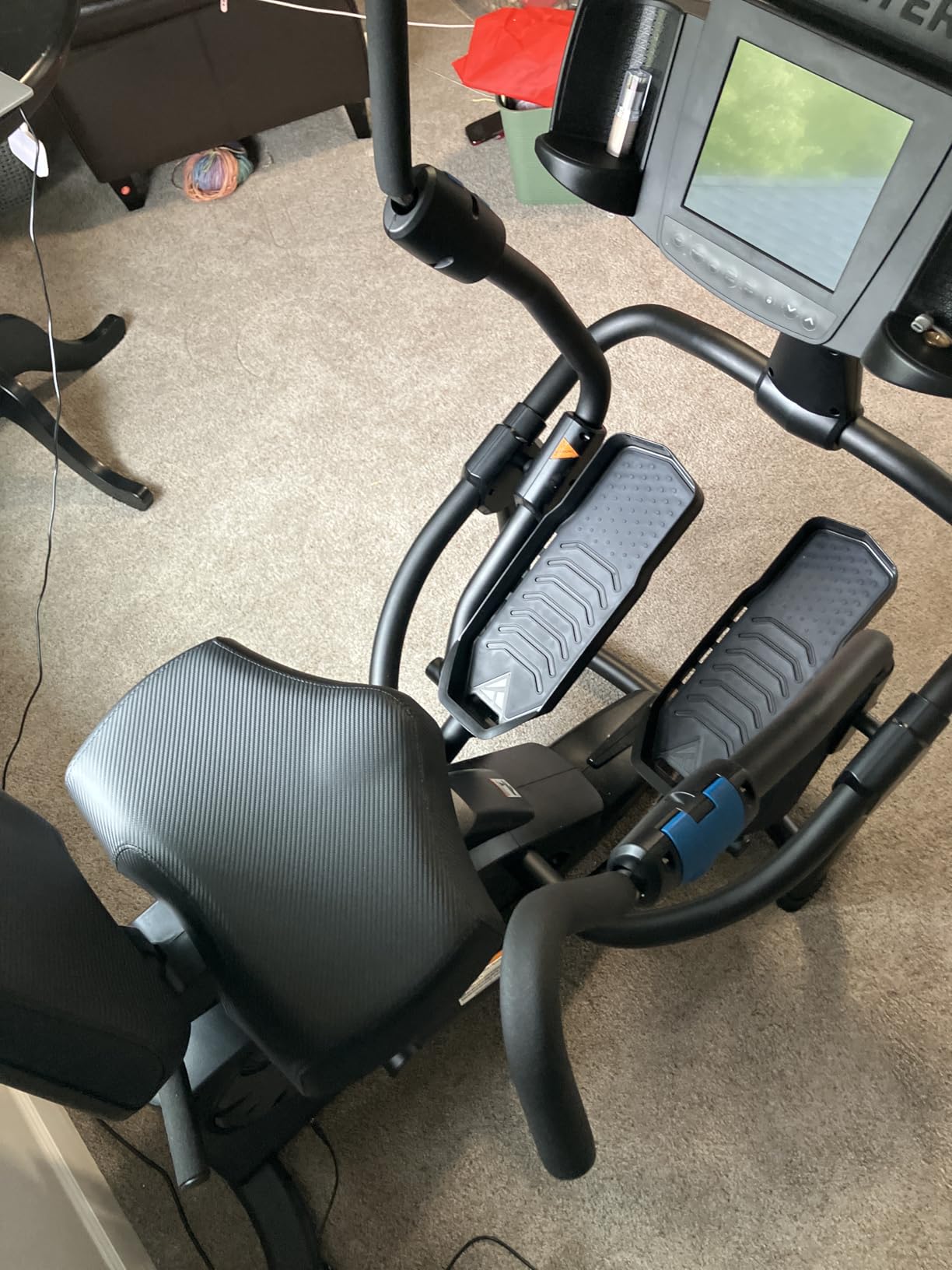 Teeter FreeStep Recumbent Cross Trainer Stepper, Zero-Impact Exercise Bike Alternative w/Patented Physical Therapy Stride, Up to 350lb, Free App w/Trainer Workouts customer photo 2