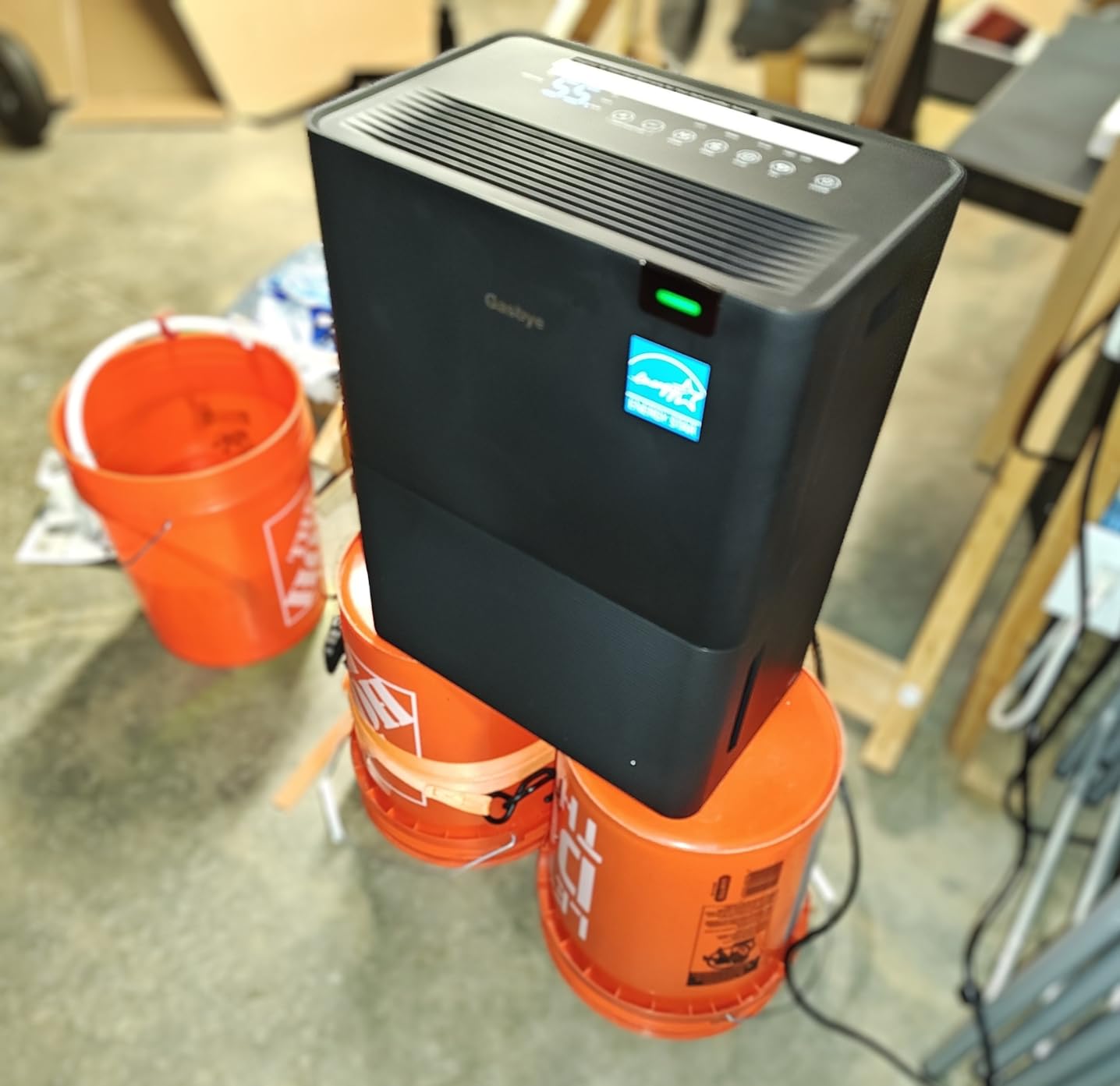 4500 Sq.Ft. 2026 Energy Star Dehumidifier for Basement & Large Rooms with Drain Hose, Max 115 Pints/Day | 45dB Quiet Compressor | 1.7 Gal Water Tank | Auto Shut-Off & Restart, Black customer photo 2