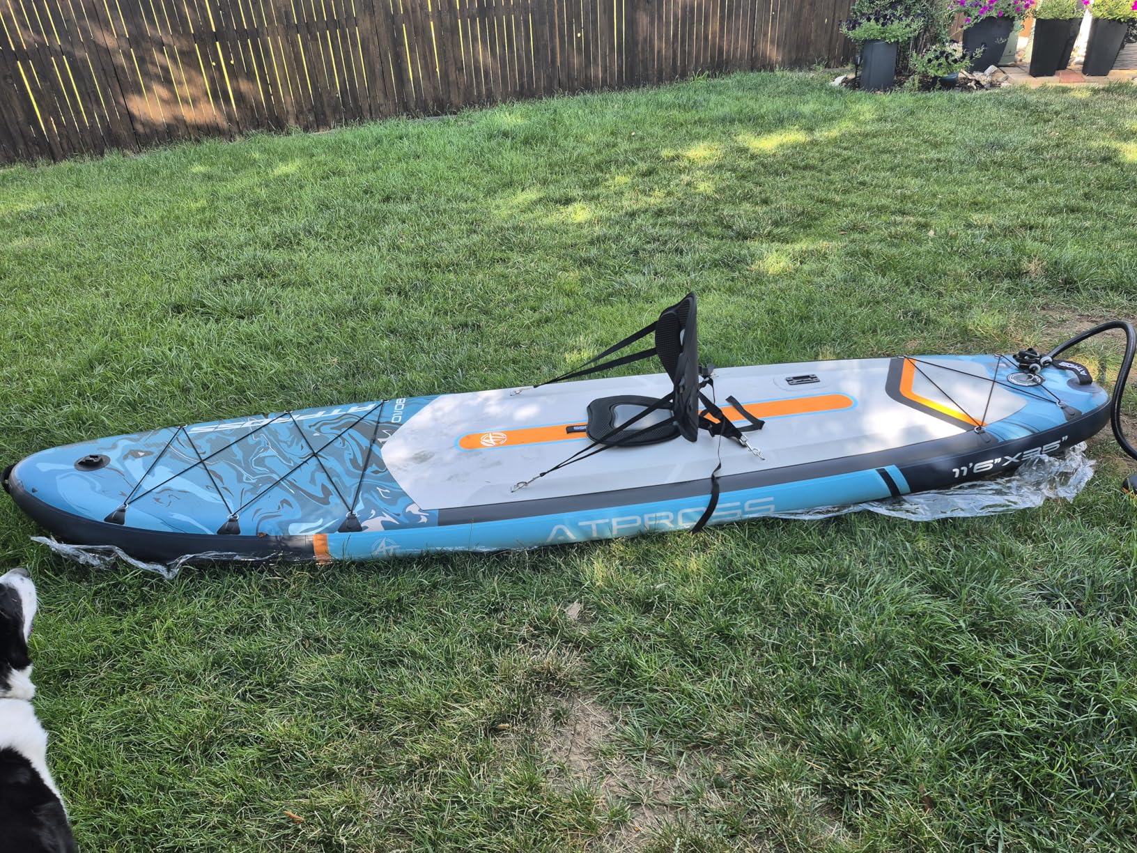 Inflatable Paddle Board, 450lbs Extra Wide Stand Up Paddleboard | 11'6