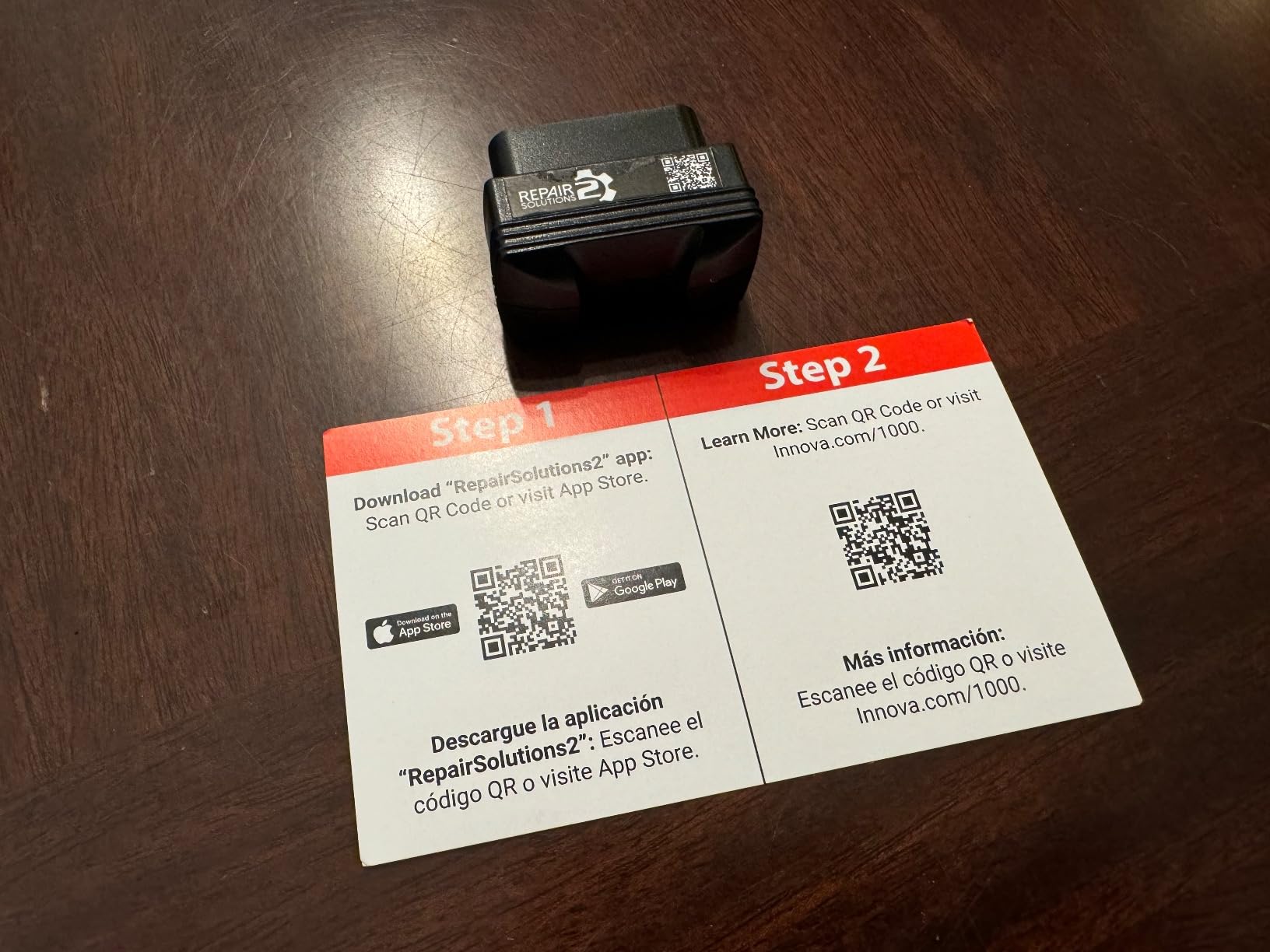 Innova 1000 Bluetooth OBD2 Scanner for iPhone & Android - Predict Car Problems Before They Happen - No Subscriptions - Detect Check Engine, ABS, SRS Issues for Cars 1996+ customer photo 2
