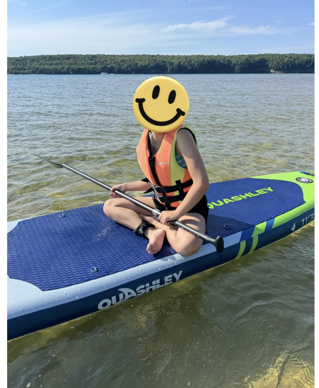 Quashley Inflatable Stand Up Paddle Board, Inflatable Paddleboards 32/34 Inch Wide, All Around SUP for Beginners customer photo 1