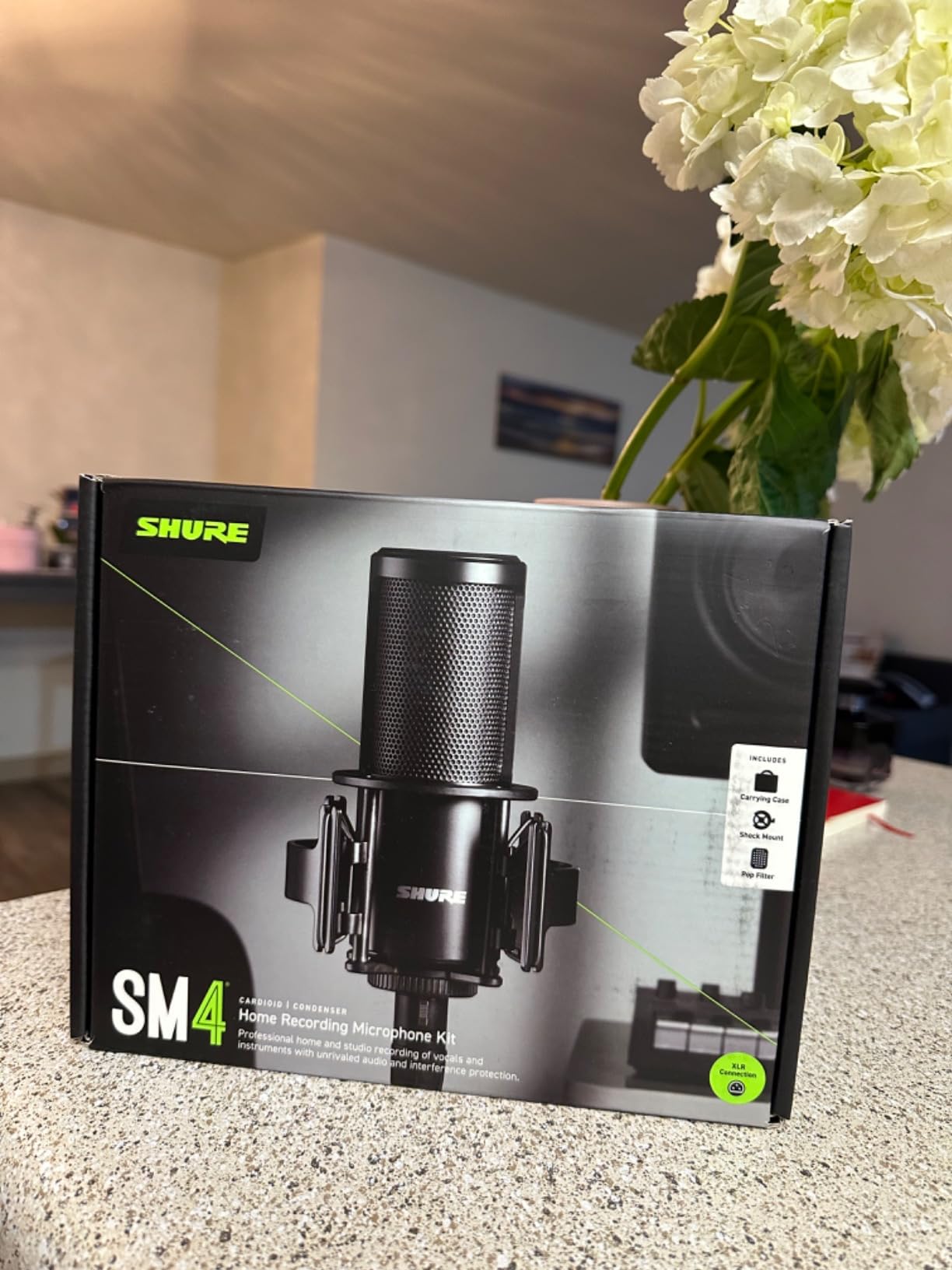 Shure SM4 XLR Studio Condenser Microphone Kit for Recording customer photo 2