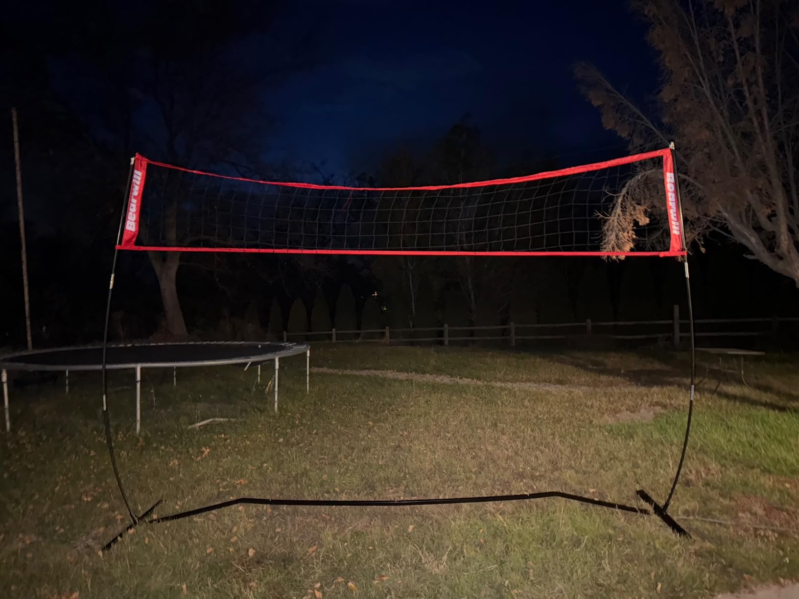 Bearwill Volleyball Net, 12FT/20FT Portable Volleyball Net for Backyard | Freestanding Volley Ball Set, Height Adjustable with Carry Bag, Training Equipment for Indoor Outdoor Hitting Serving Drill customer photo 1
