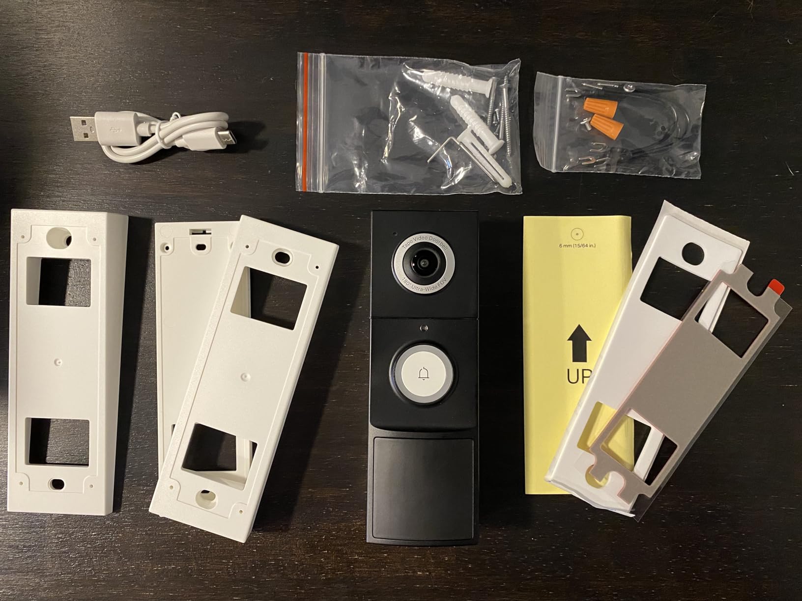 Tapo 2K+ Wired or Battery Powered Smart Video Doorbell with Chime, D225 customer photo 2