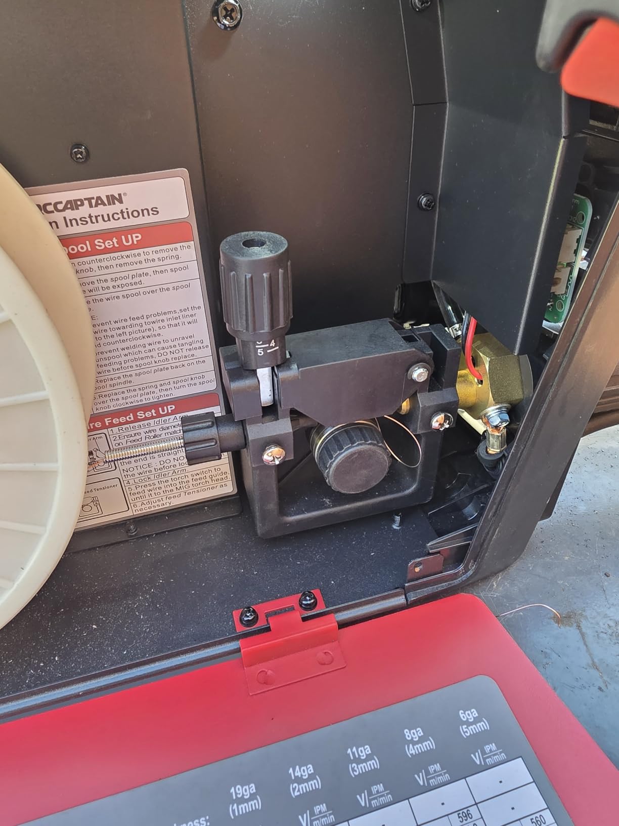 ARCCAPTAIN iControl MIG205 Pro MIG Welder 205A 120V 240V Gas MIG/Gasless Flux MIG/MMA Stick/Lift TIG/Spot Welding/Spool Gun Aluminum Welding Machine, 6 in 1, APP Control customer photo 1