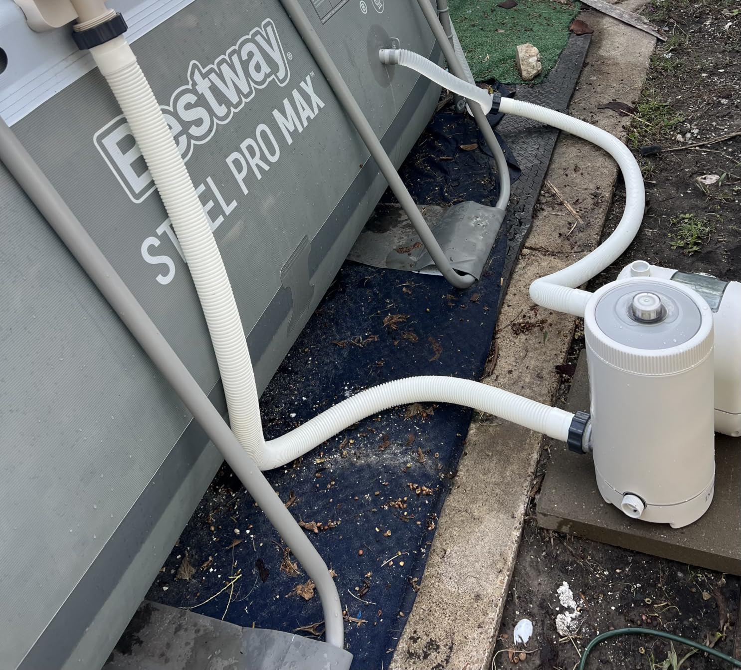 INTEX C2500 Krystal Clear Cartridge Filter Pump for Above Ground Pools: 2500 GPH Pump Flow Rate - Improved Circulation and Filtration - Easy Installation - Improved Water Clarity - Easy-to-Clean customer photo 1