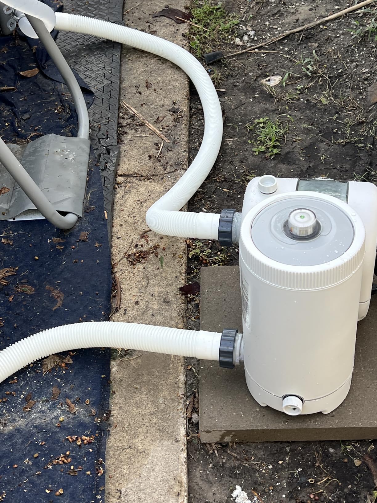 INTEX C2500 Krystal Clear Cartridge Filter Pump for Above Ground Pools: 2500 GPH Pump Flow Rate - Improved Circulation and Filtration - Easy Installation - Improved Water Clarity - Easy-to-Clean customer photo 2