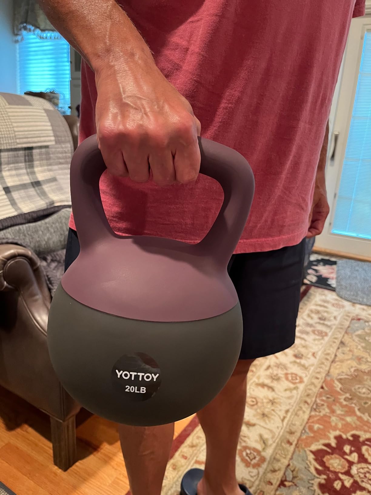 YOTTOY Soft Kettlebell, Set for Strength Training Kettlebells & Home Workouts, Soft-Sided Cushioned Base, Wide-Handle - Ideal for Men, Women, & Beginners customer photo 2