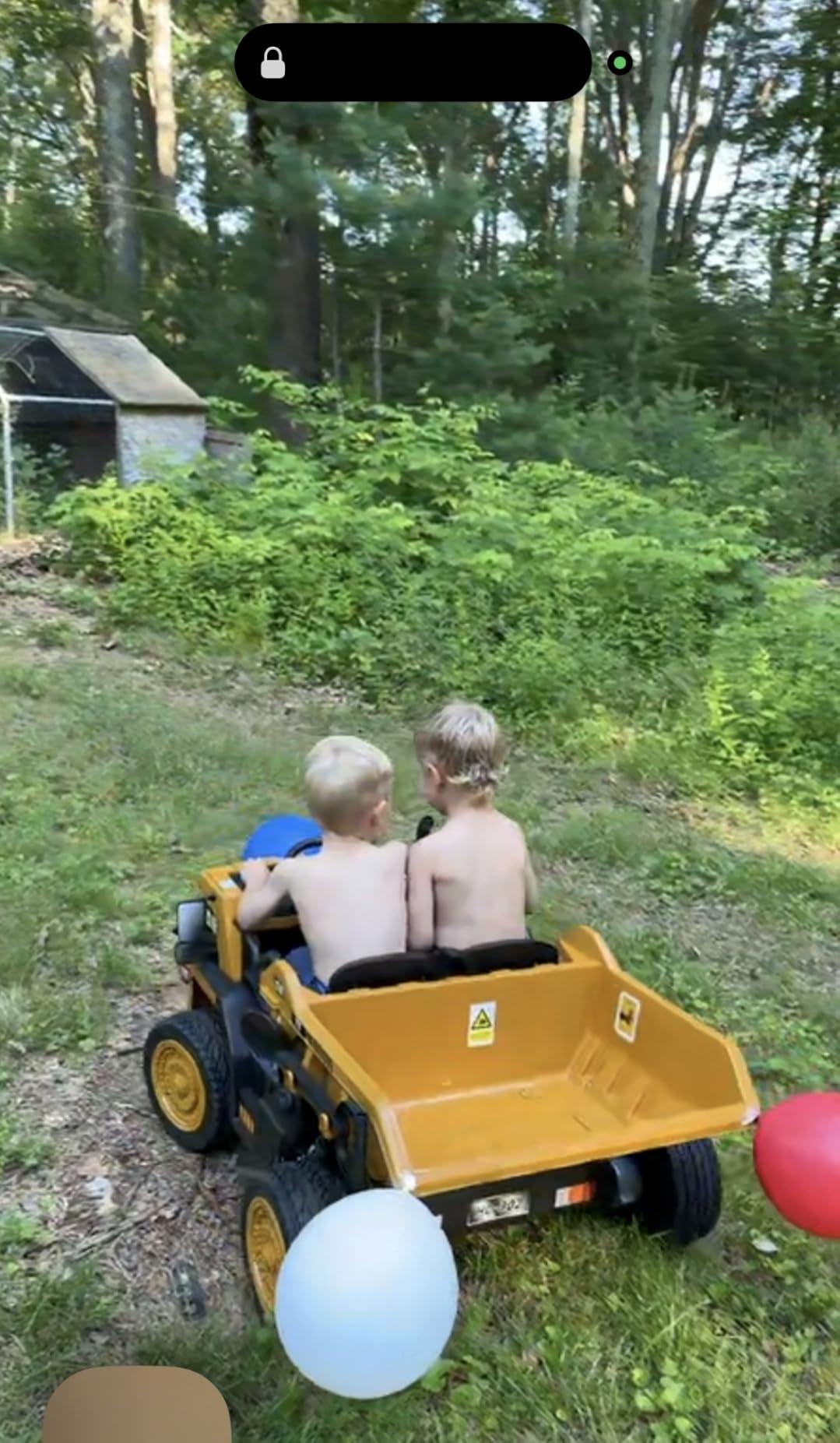 ANPABO 24V Ride On Dump Truck, 2 Seater Kids Car w/Remote Control, Dump Bed Electric, Extra Shovel, Durable EVA Tires, Bluetooth, Powerful 24V Motors, Ride on Toys for Boys & Girls-Yellow customer photo 2