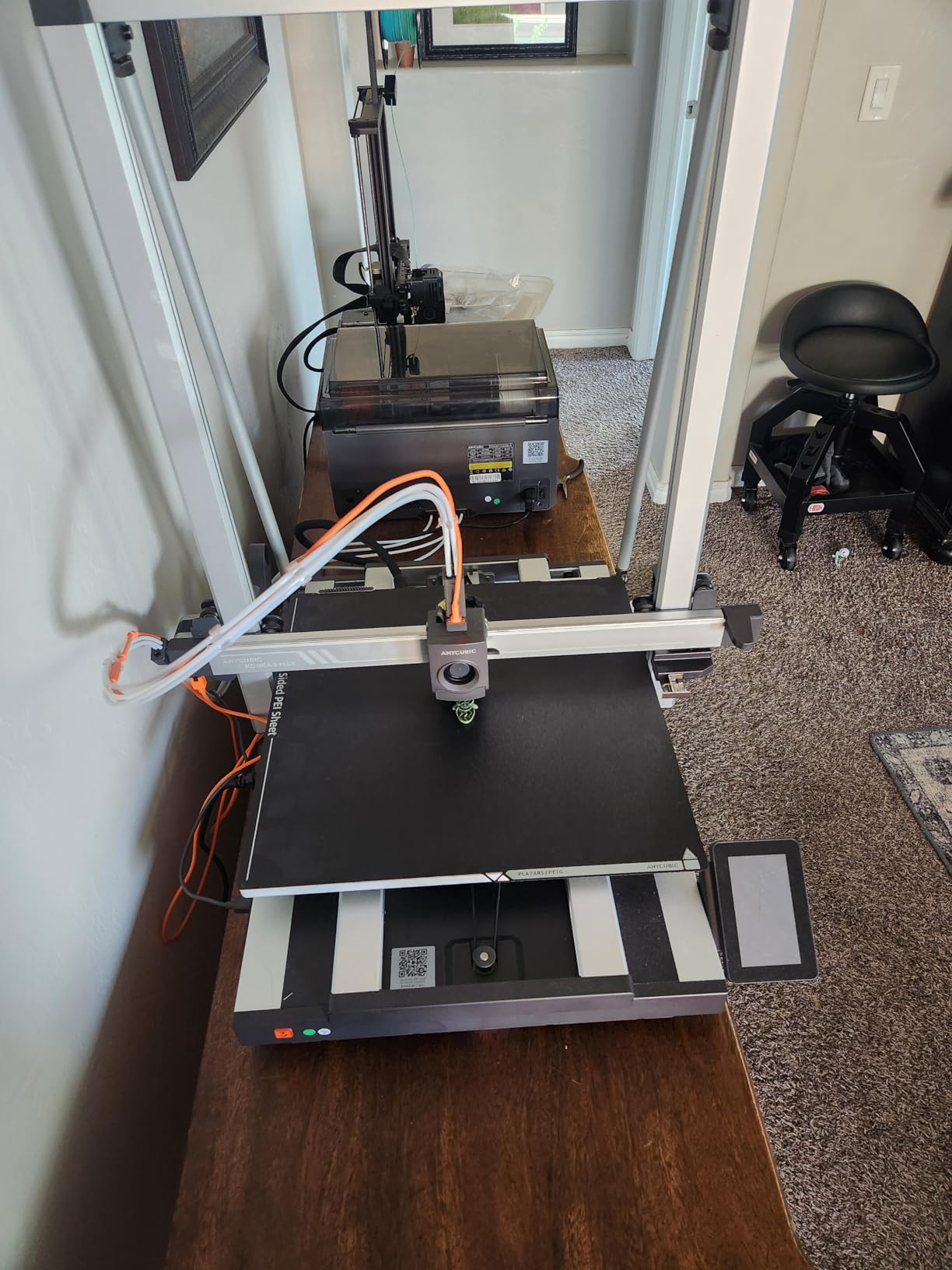 ANYCUBIC 3D Printer Kobra 3 MAX Only, Support Multicolor Needs ACE Pro Large Printing Volume, 600mm/s High-Speed Precise Auto-Leveling & Anti-Skip Upgrade 420 * 420 * 500mm Print Volume customer photo 1
